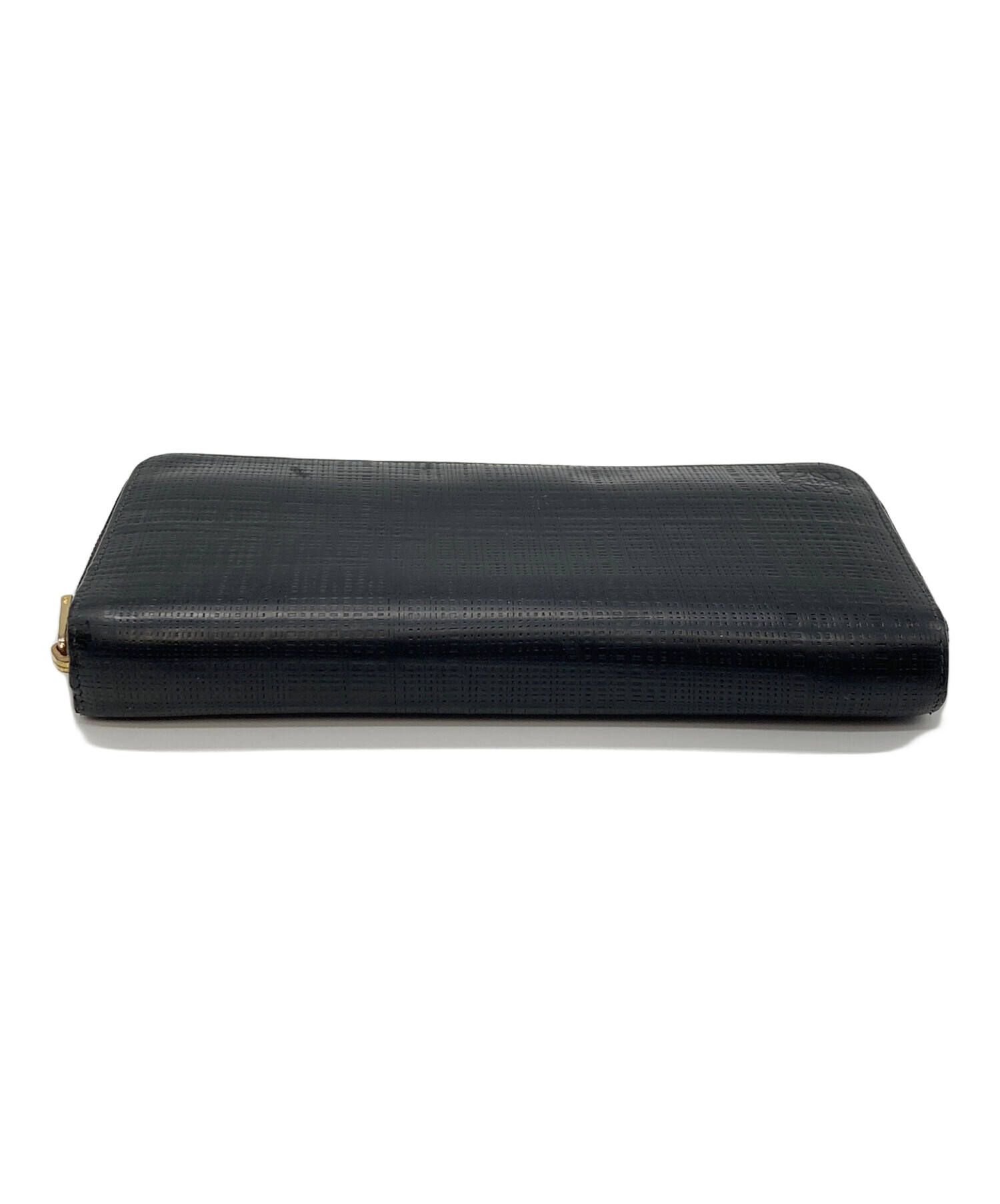 中古・古着通販】LOEWE (ロエベ) ラウンドファスナー長財布 ブラック 