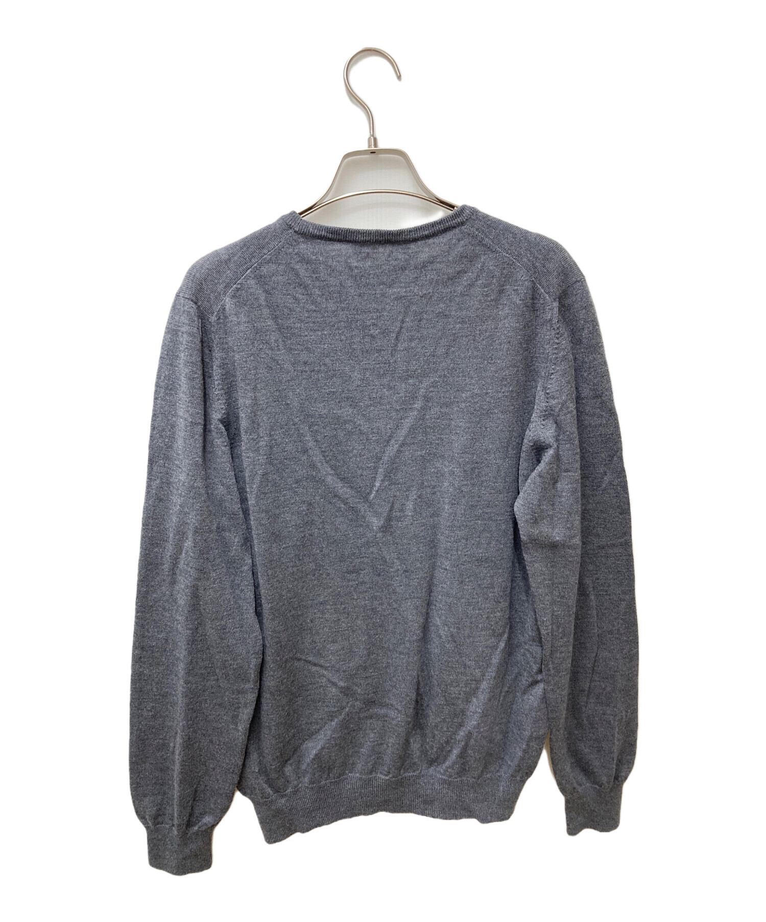 中古・古着通販】GRAN SASSO (グランサッソ) ウールニット グレー 
