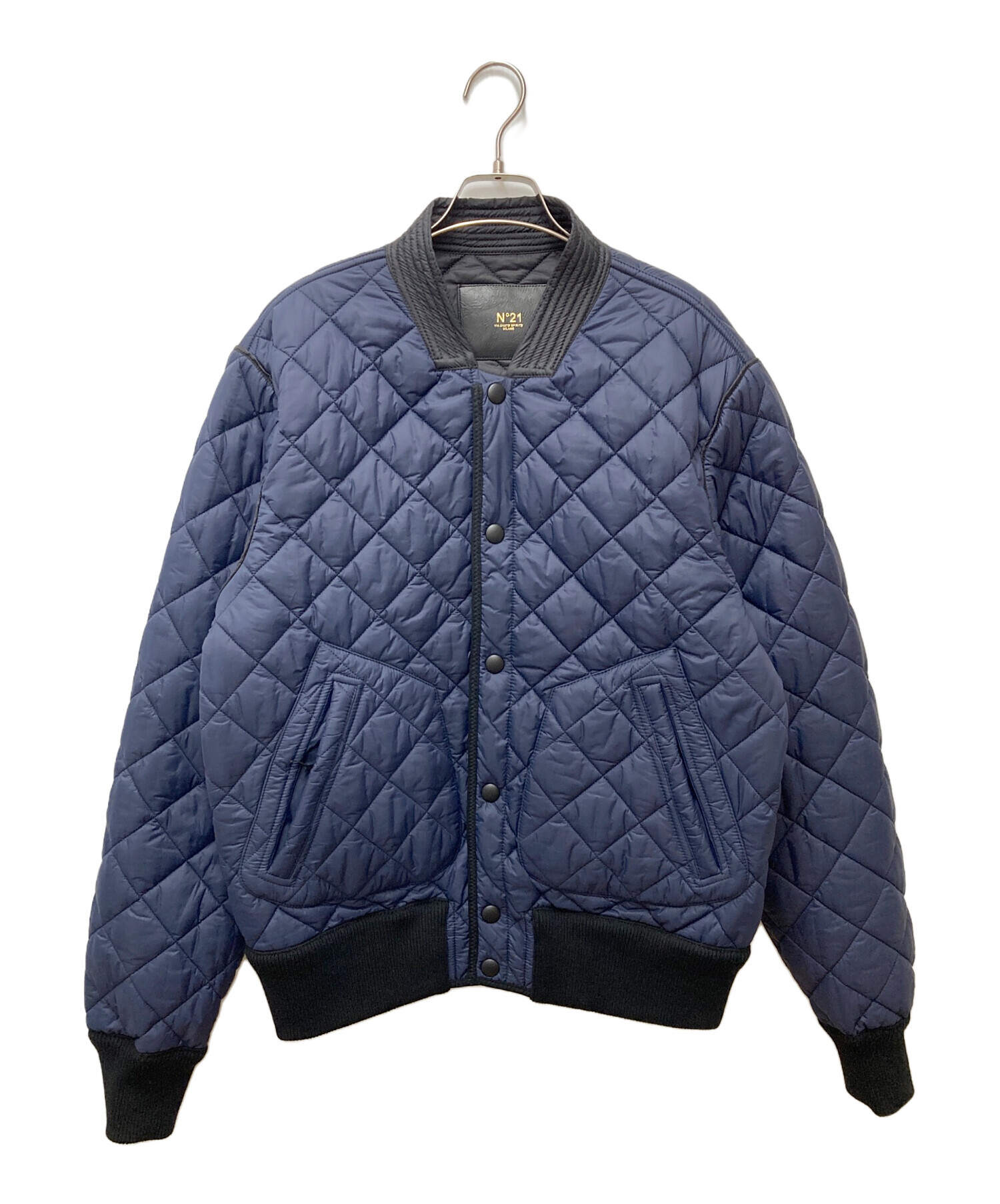 N°21 ヌメロヴェントゥーノ】 レザーカラー ジャケット ヌメロ