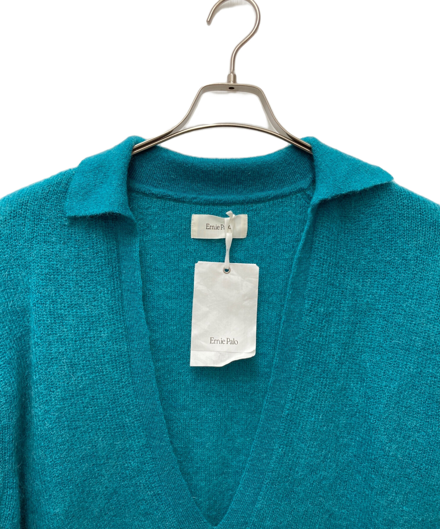 トップス Ernie Palo mohair knit Ernie Palo mohair knit Ernie Palo Mohair Terry Cardigan - Sax