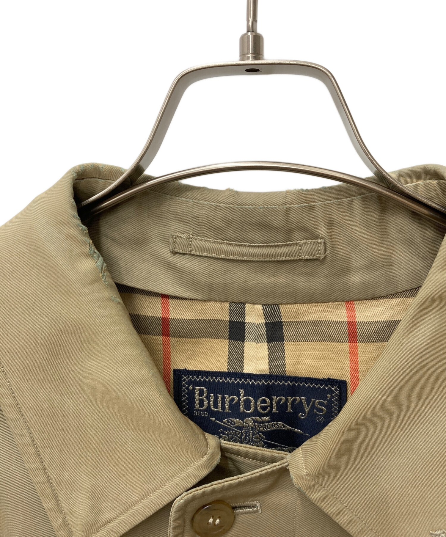 BURBERRYS バーバリーズ コットン トレンチコート ベージュ 中古 中古・古着通販】Burberry's (バーバリーズ) トレンチコート ベージュ