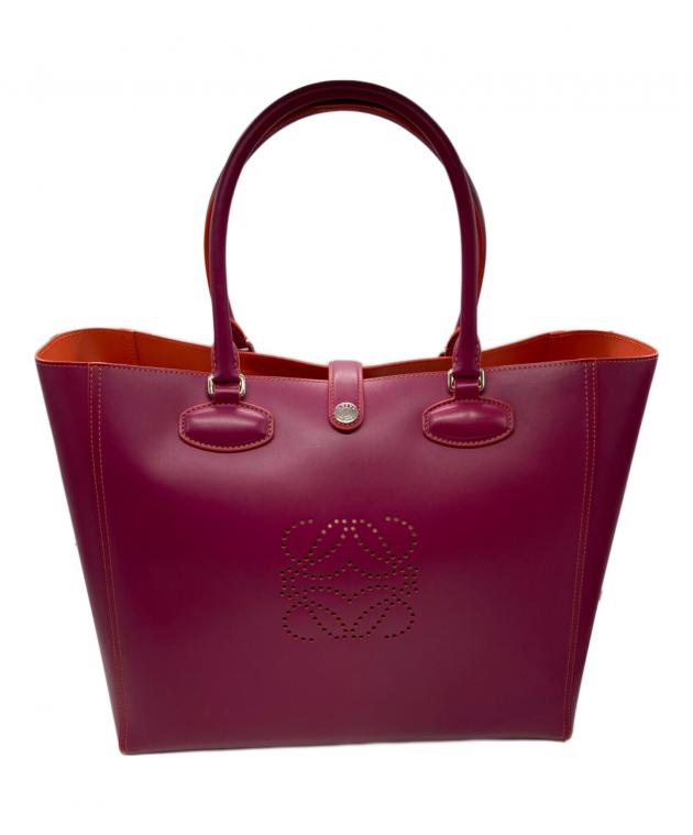 中古・古着通販】LOEWE (ロエベ) レオ アナグラムトートバッグ 261311