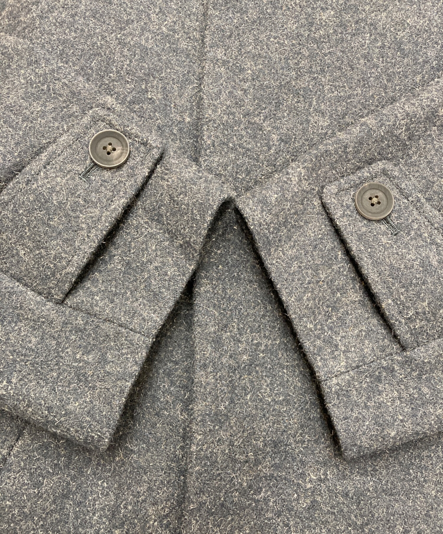 中古・古着通販】KOLOR (カラー) SOUTIEN COLLAR COAT グレー サイズ