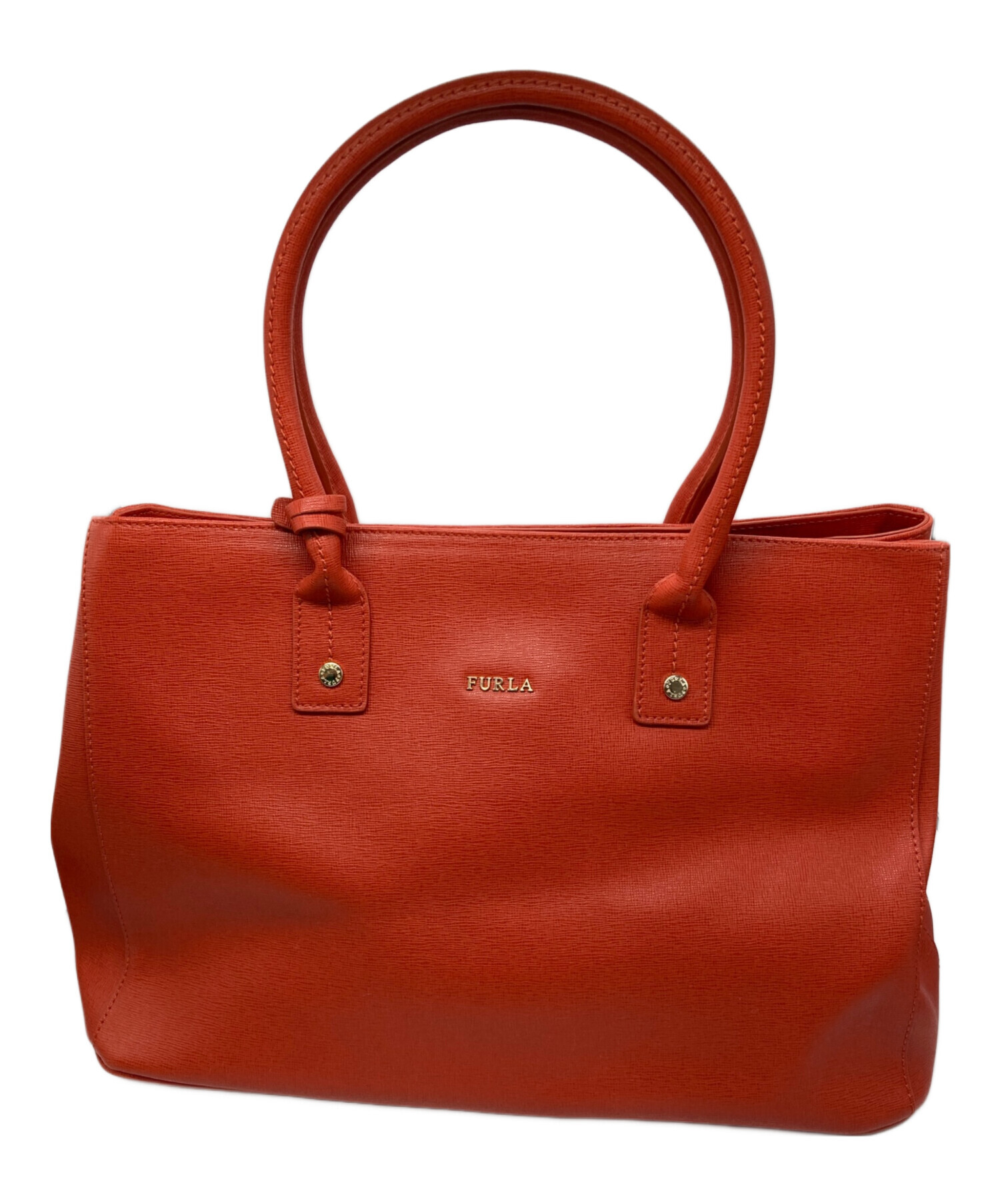 中古・古着通販】FURLA (フルラ) トートバッグ オレンジ｜ブランド