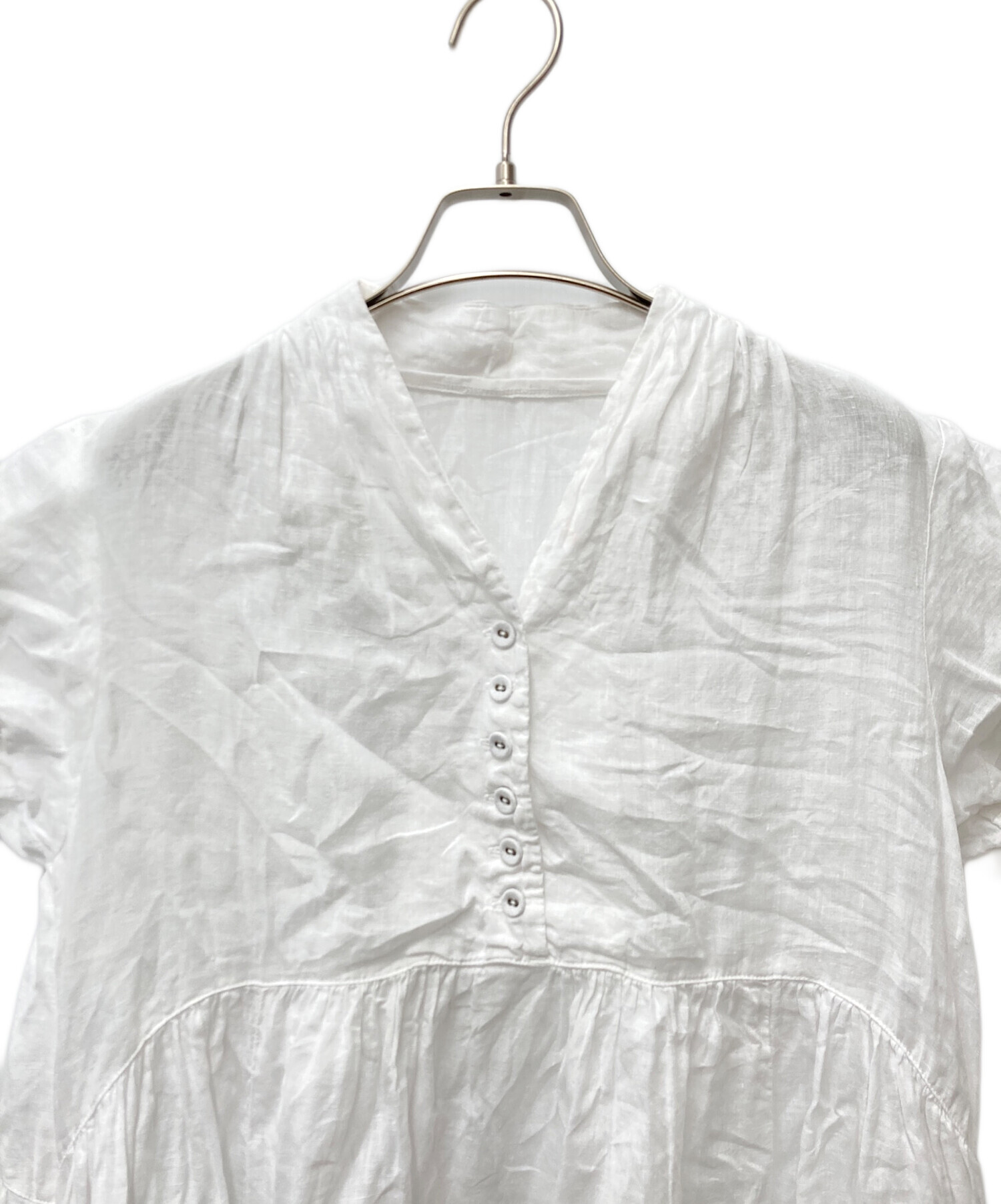 中古・古着通販】nest Robe (ネストローブ) リネンシャンブレータック