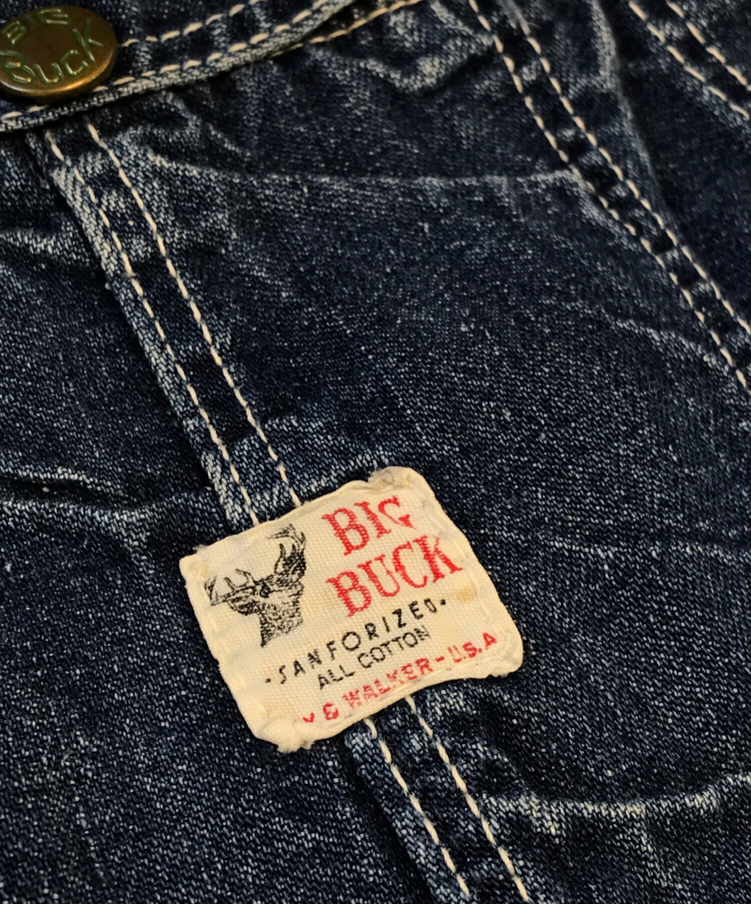 中古・古着通販】BIG BUCK (ビッグバック) オーバーオール インディゴ