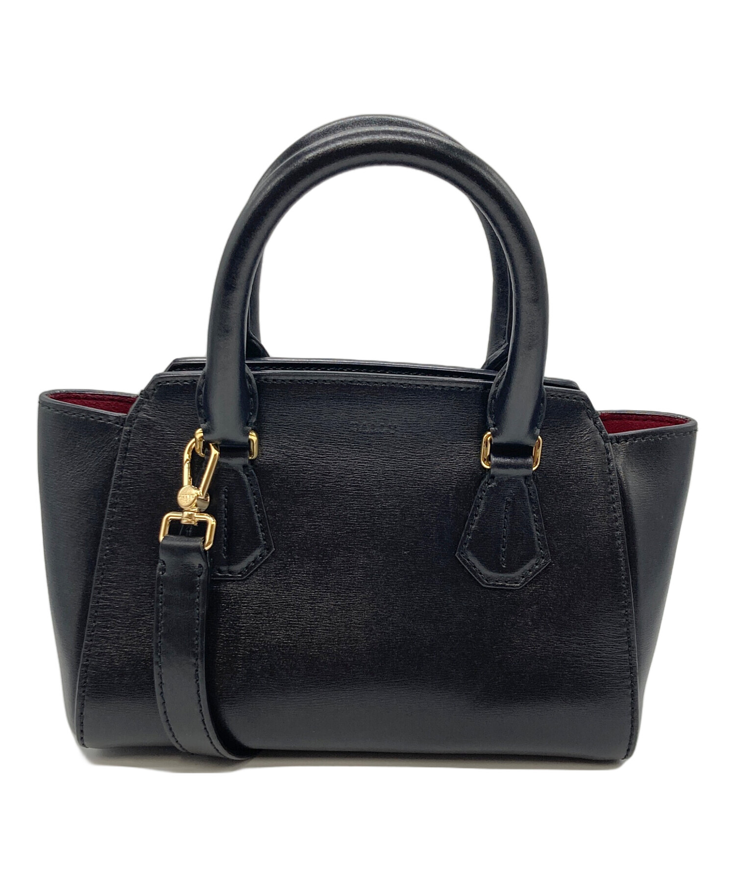 中古・古着通販】BALLY (バリー) 2WAYショルダーバッグ ブラック 