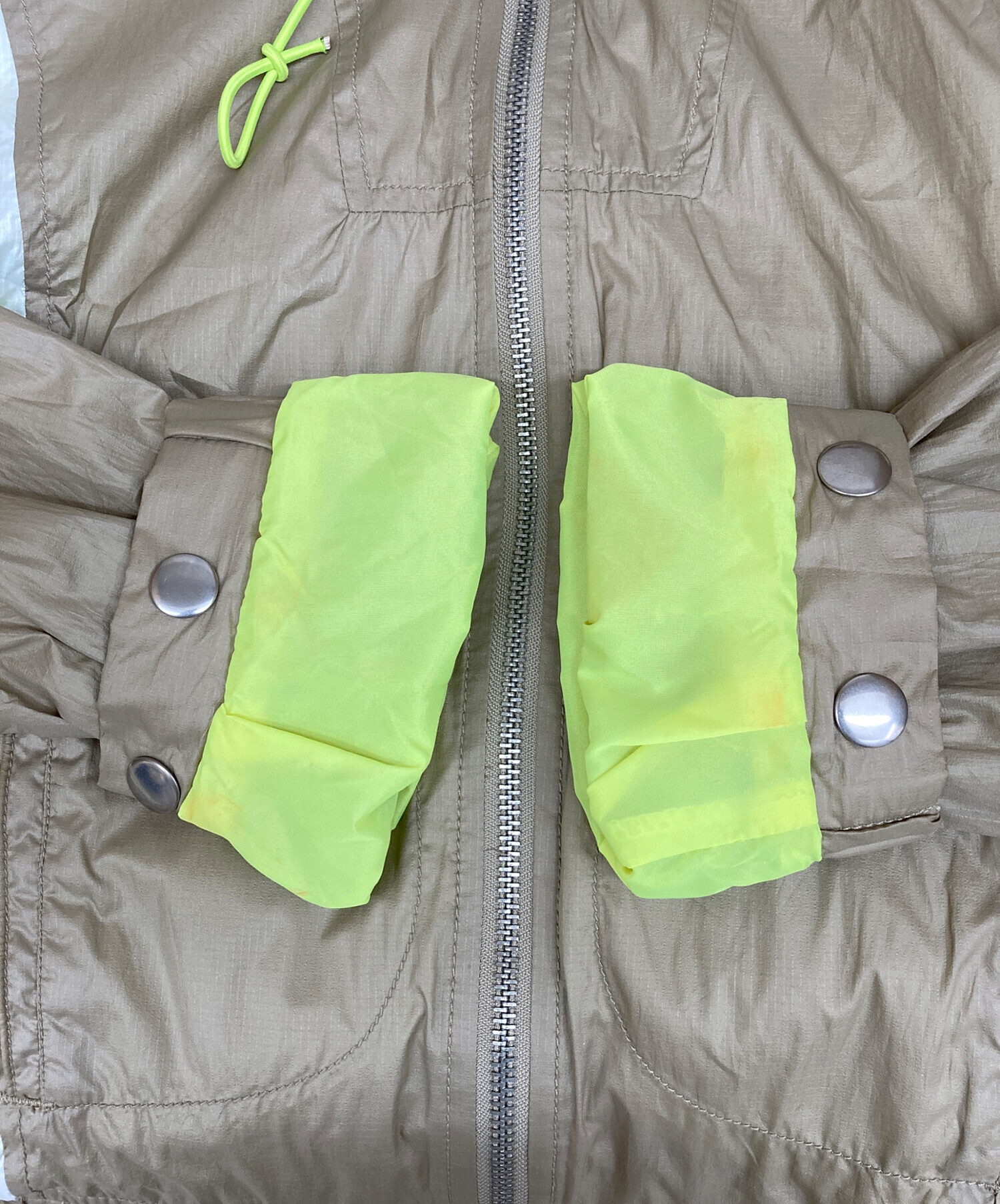 中古・古着通販】DIESEL (ディーゼル) ナイロンジャケット ベージュ 