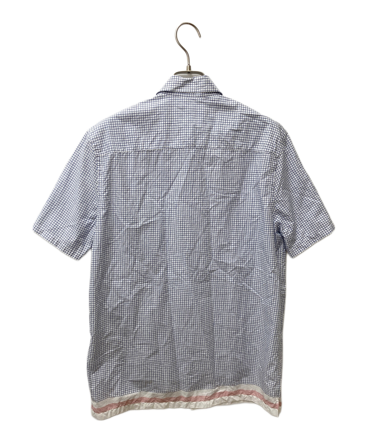 中古・古着通販】PRADA (プラダ) ショートスリーブチェックシャツ ACU1