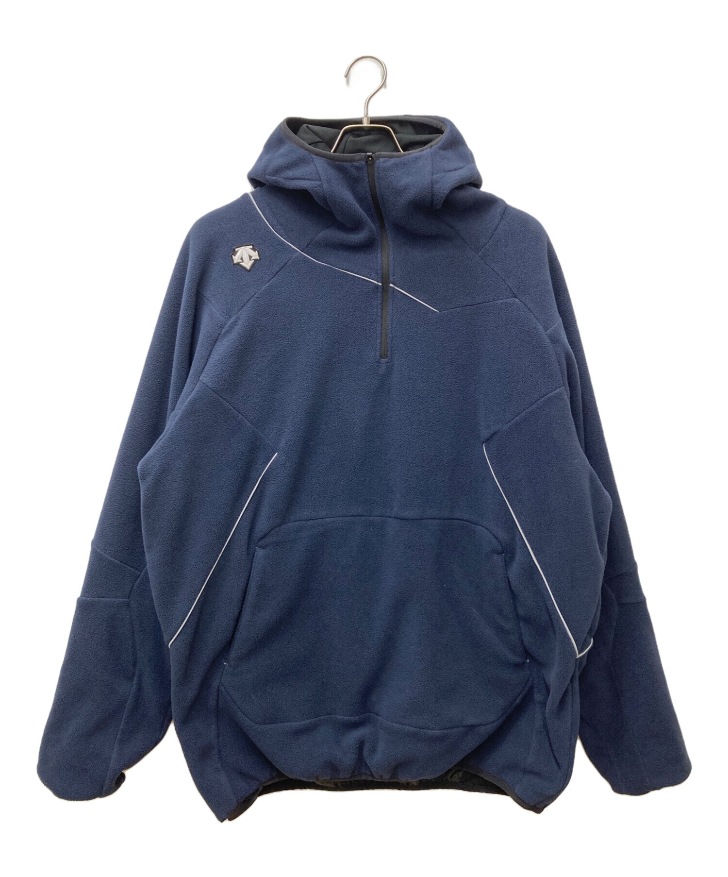 中古・古着通販】DESCENTE (デサント) フリースアノラック ネイビー