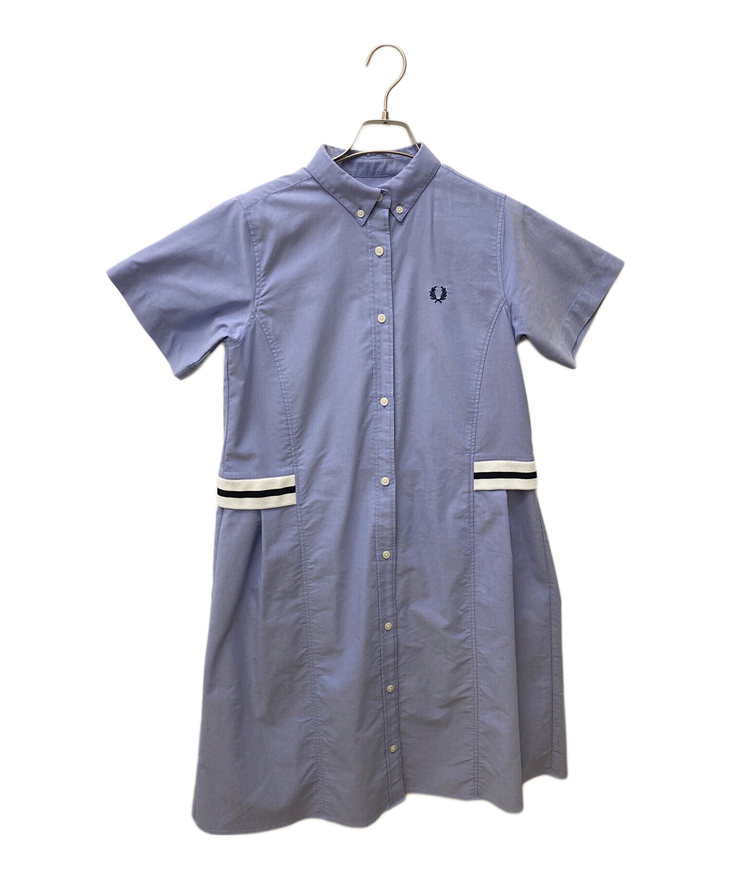 FRED PERRY 半袖ワンピース ブルー UK 10 【公式通販】