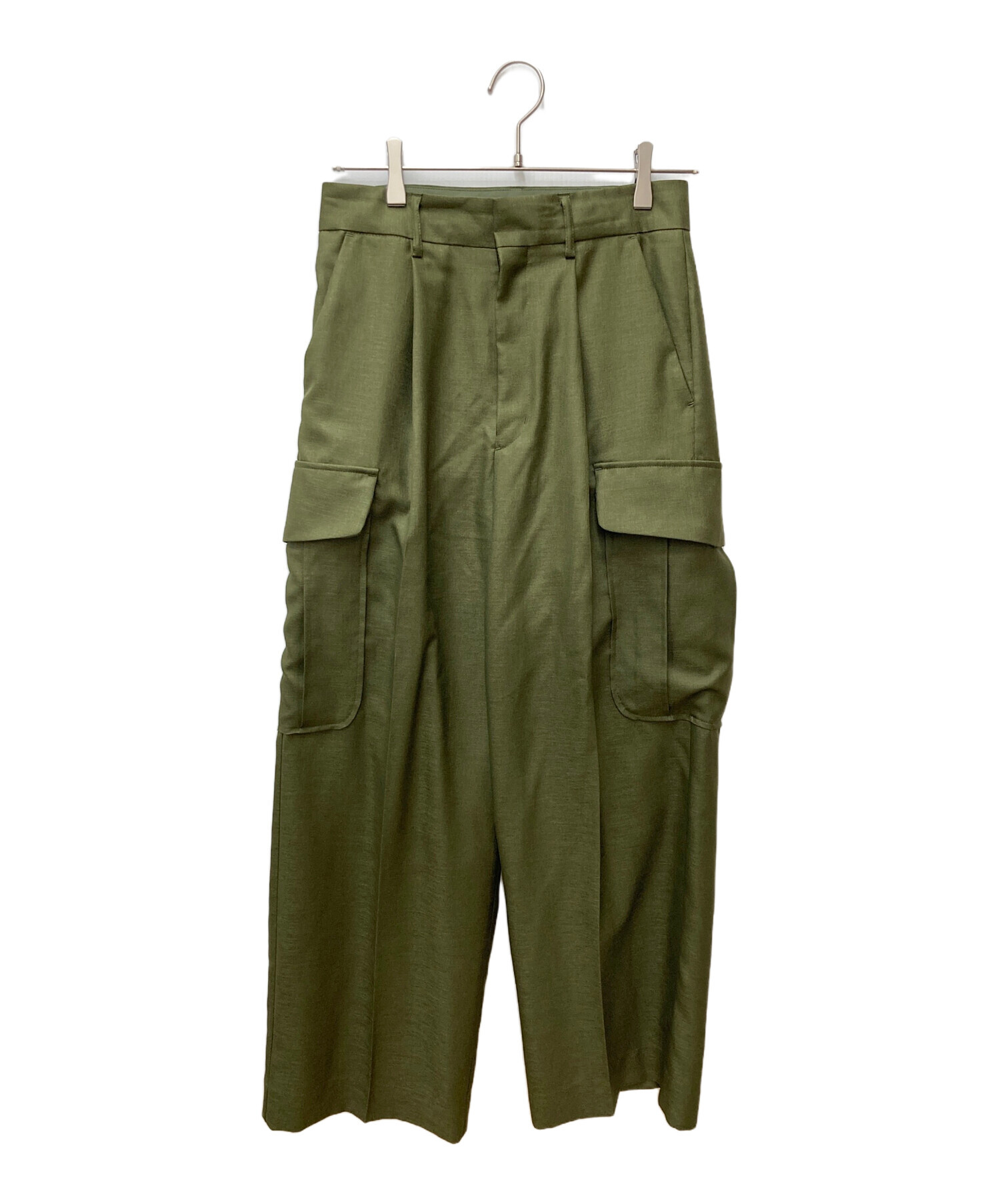 IENA ウォッシャブルカーゴスラックス カーキ 36 IENA ウォッシャブル