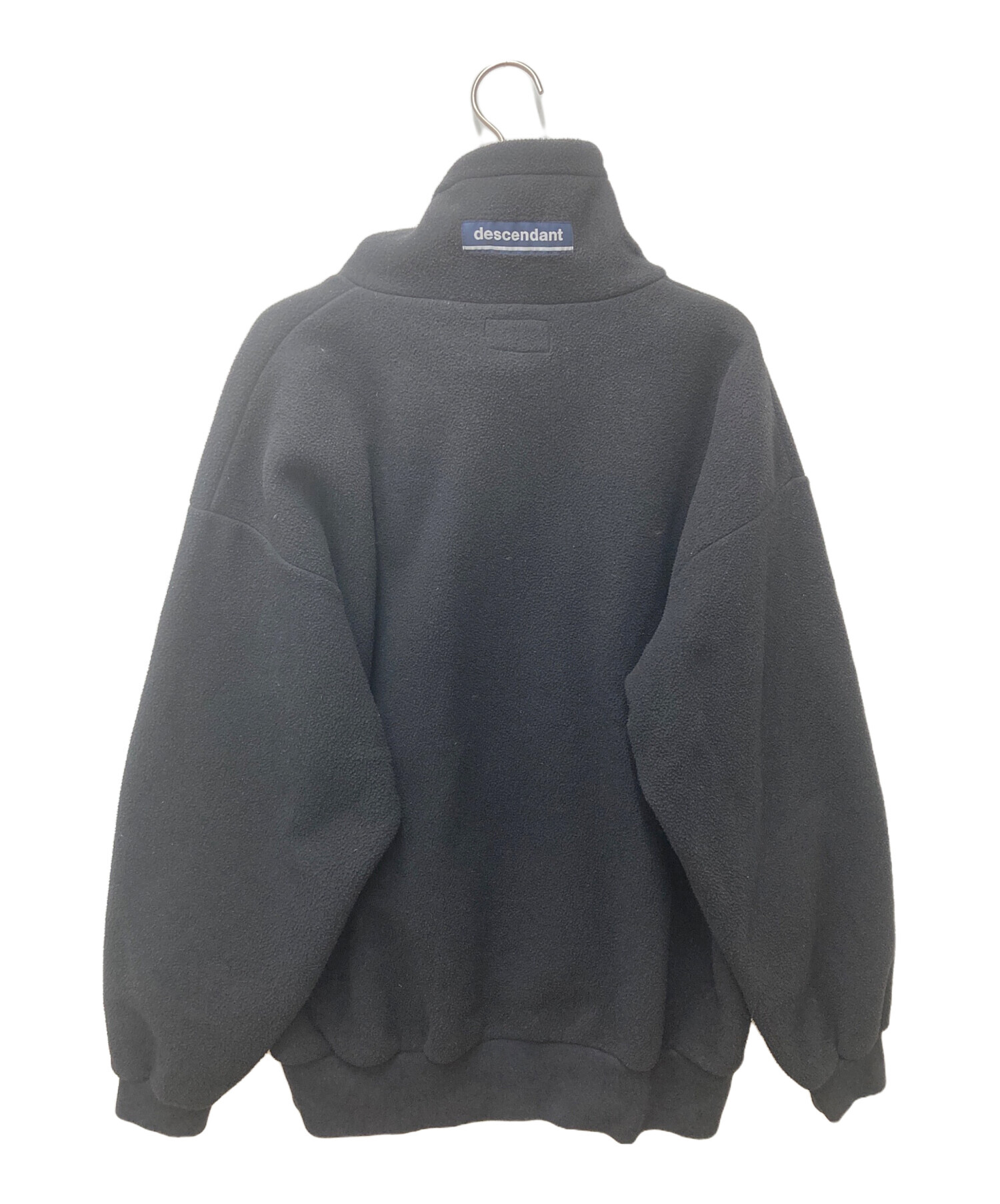 中古・古着通販】DESCENDANT (ディセンダント) BURY ZIP FLEECE BLACK