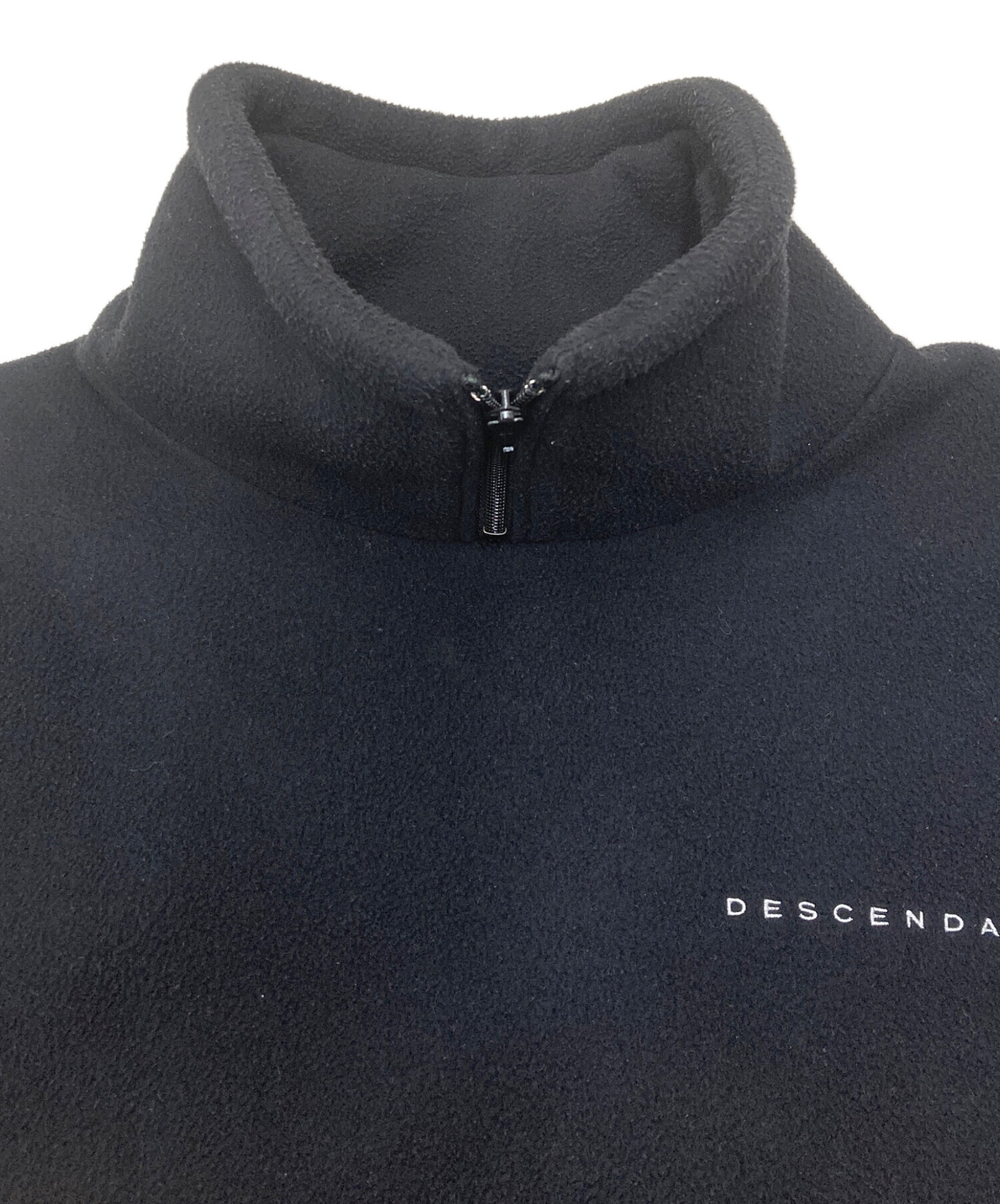 DESCENDANT / BURY ZIP FLEECE BLACK 黒 M 中古・古着通販】DESCENDANT (ディセンダント) BURY ZIP FLEECE BLACK