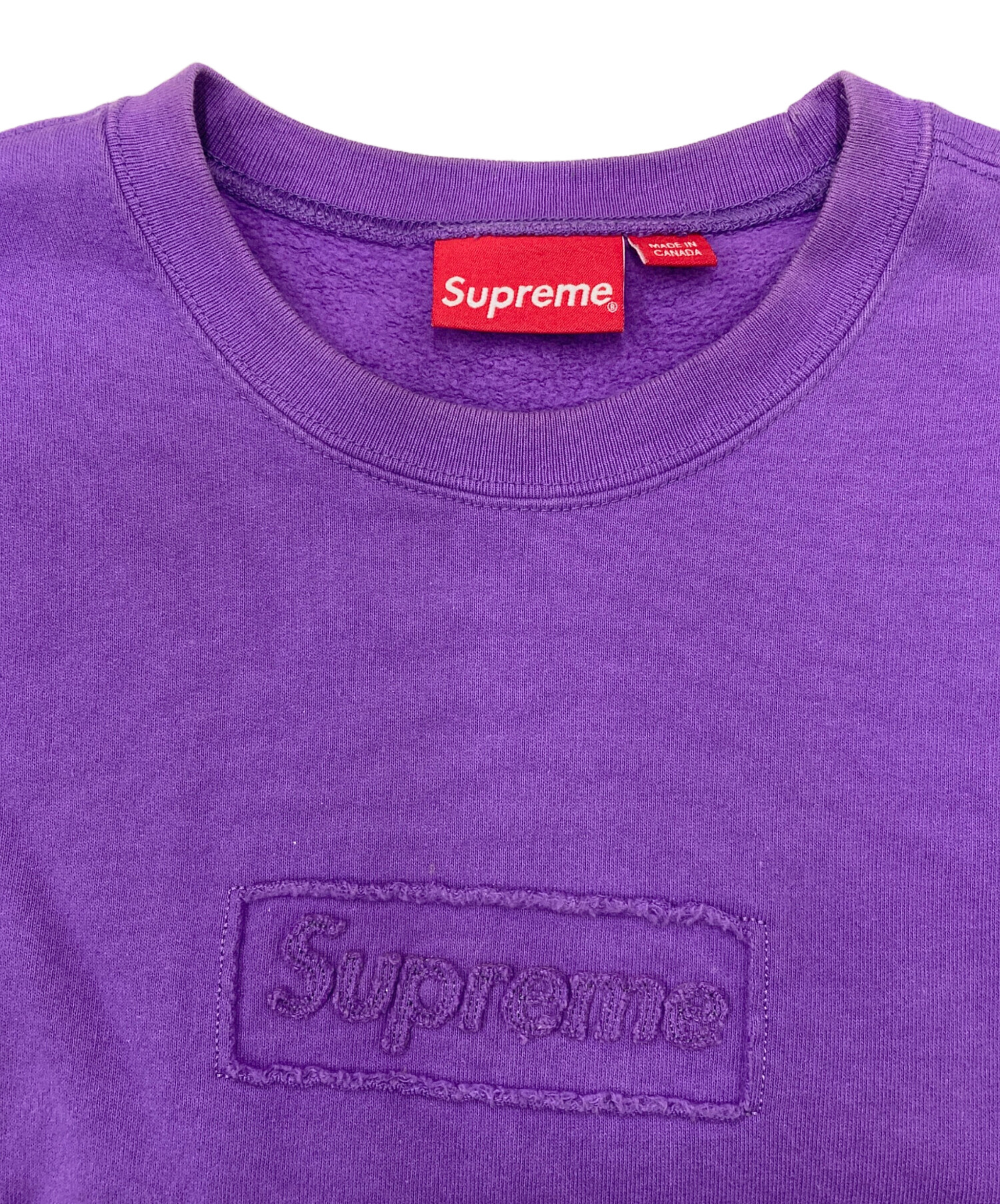 中古・古着通販】SUPREME (シュプリーム) Cutout Logo Crewneck 