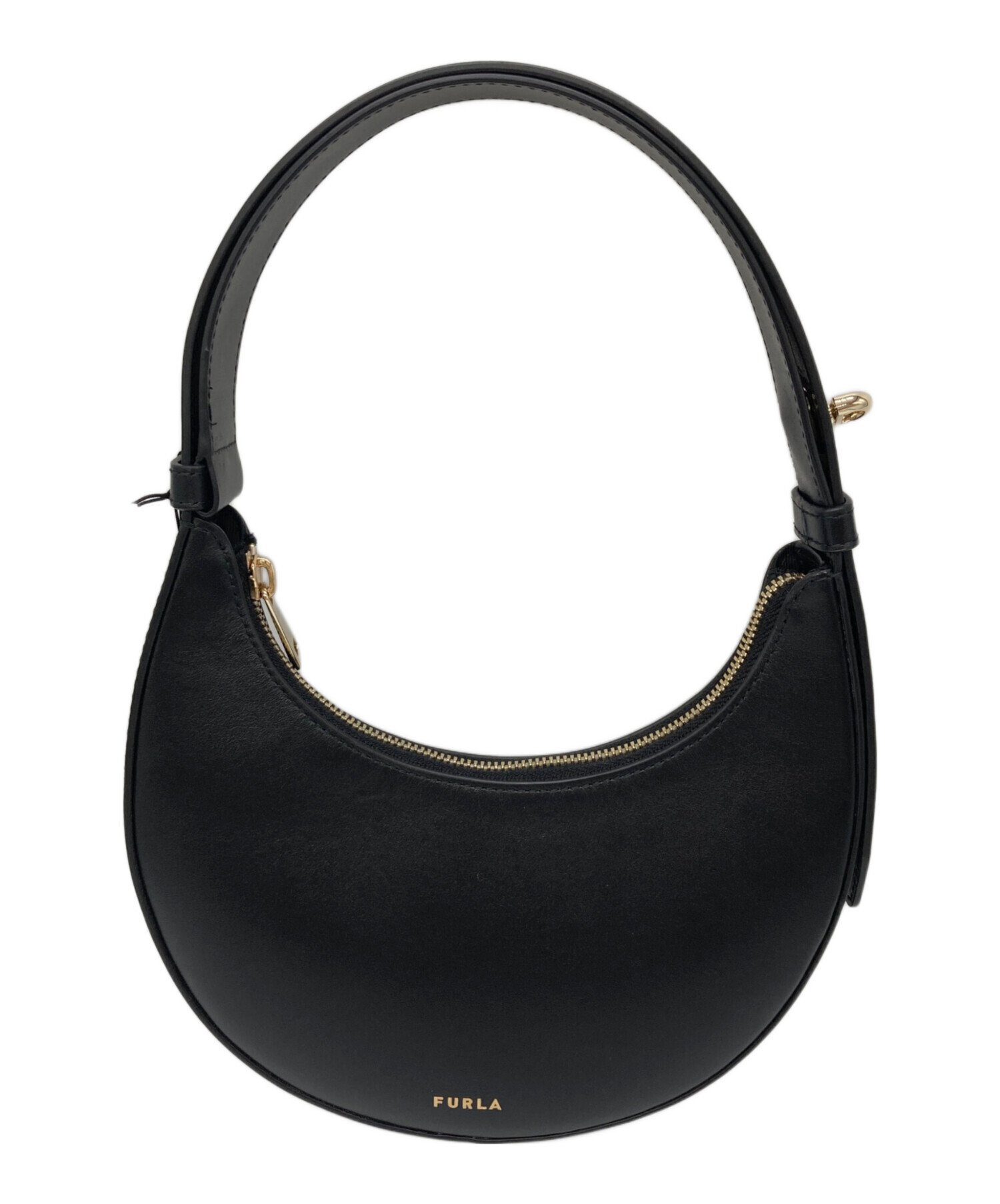 中古・古着通販】FURLA (フルラ) ハーフムーンショルダーバッグ