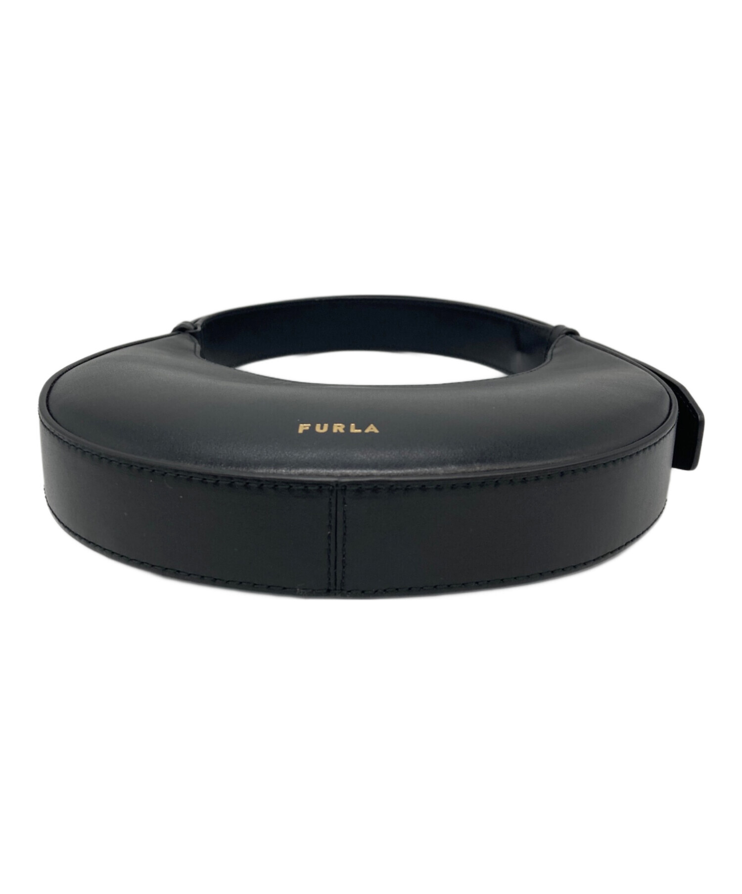 中古・古着通販】FURLA (フルラ) ハーフムーンショルダーバッグ 