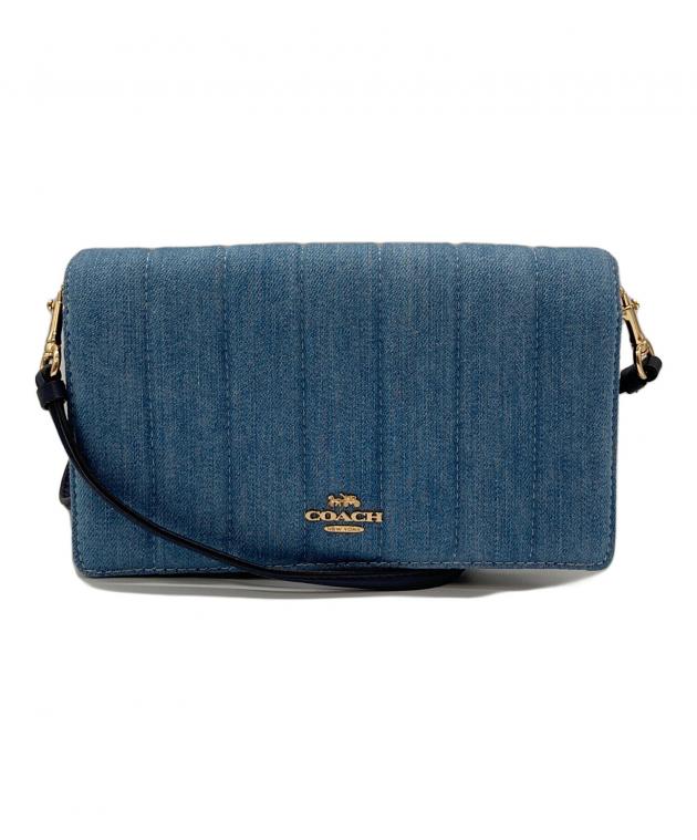 中古・古着通販】COACH (コーチ) デニムショルダーバッグ C3713 