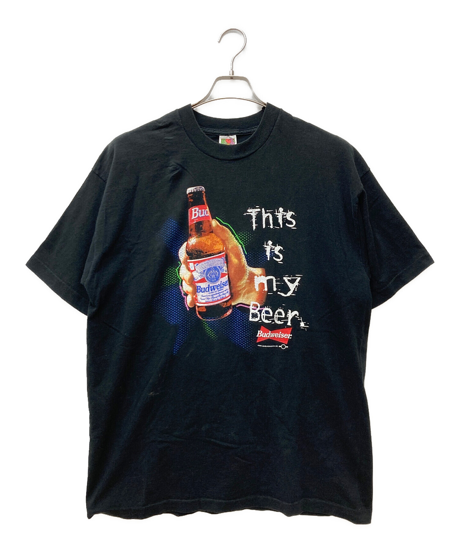 中古・古着通販】BUDWEISER (バドワイザー) 古着企業Tシャツ ブラック 