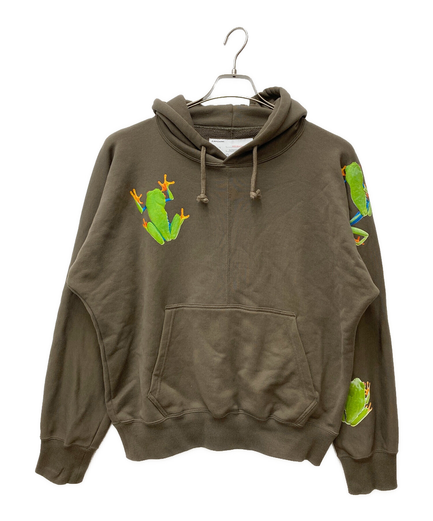 中古・古着通販】A MACHINE (エーマシン) 25-fafrotskies frog hoodie