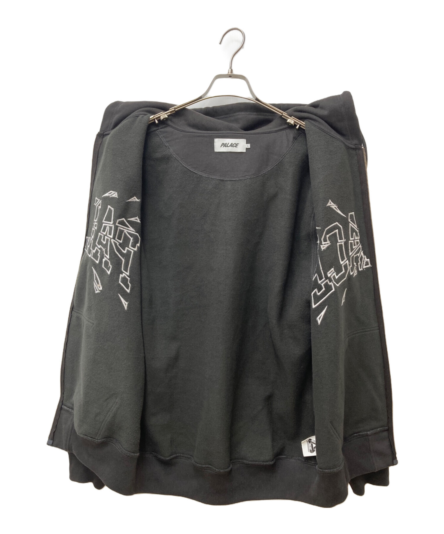 中古・古着通販】PALACE (パレス) SHATTER ZIP HOOD ブラウン サイズ:L