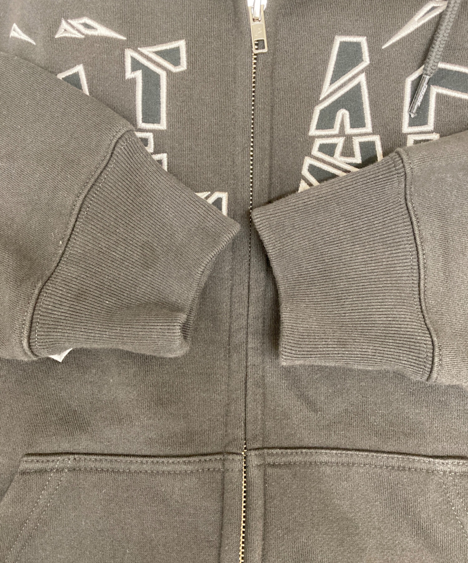中古・古着通販】PALACE (パレス) SHATTER ZIP HOOD ブラウン サイズ:L
