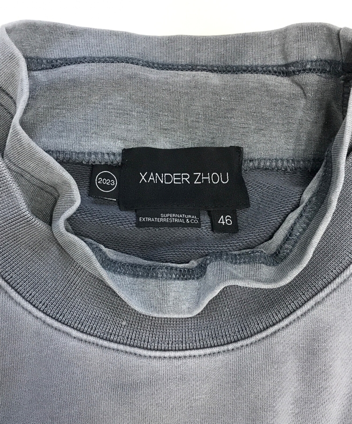 xander zhou 上のみスウェット