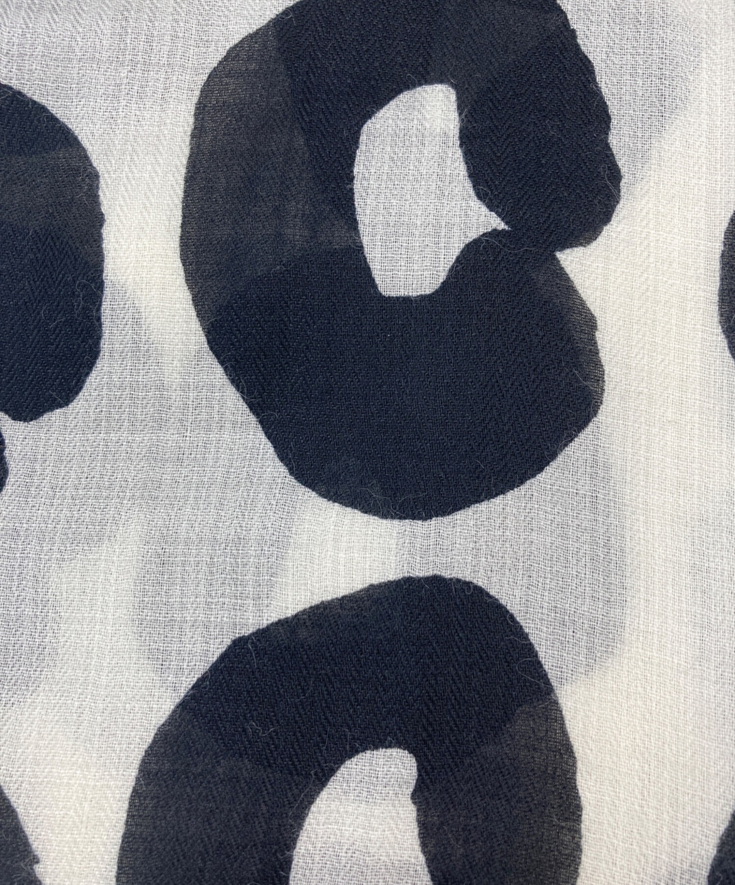 中古・古着通販】marimekko (マリメッコ) ウニッコ柄ストール ブラック