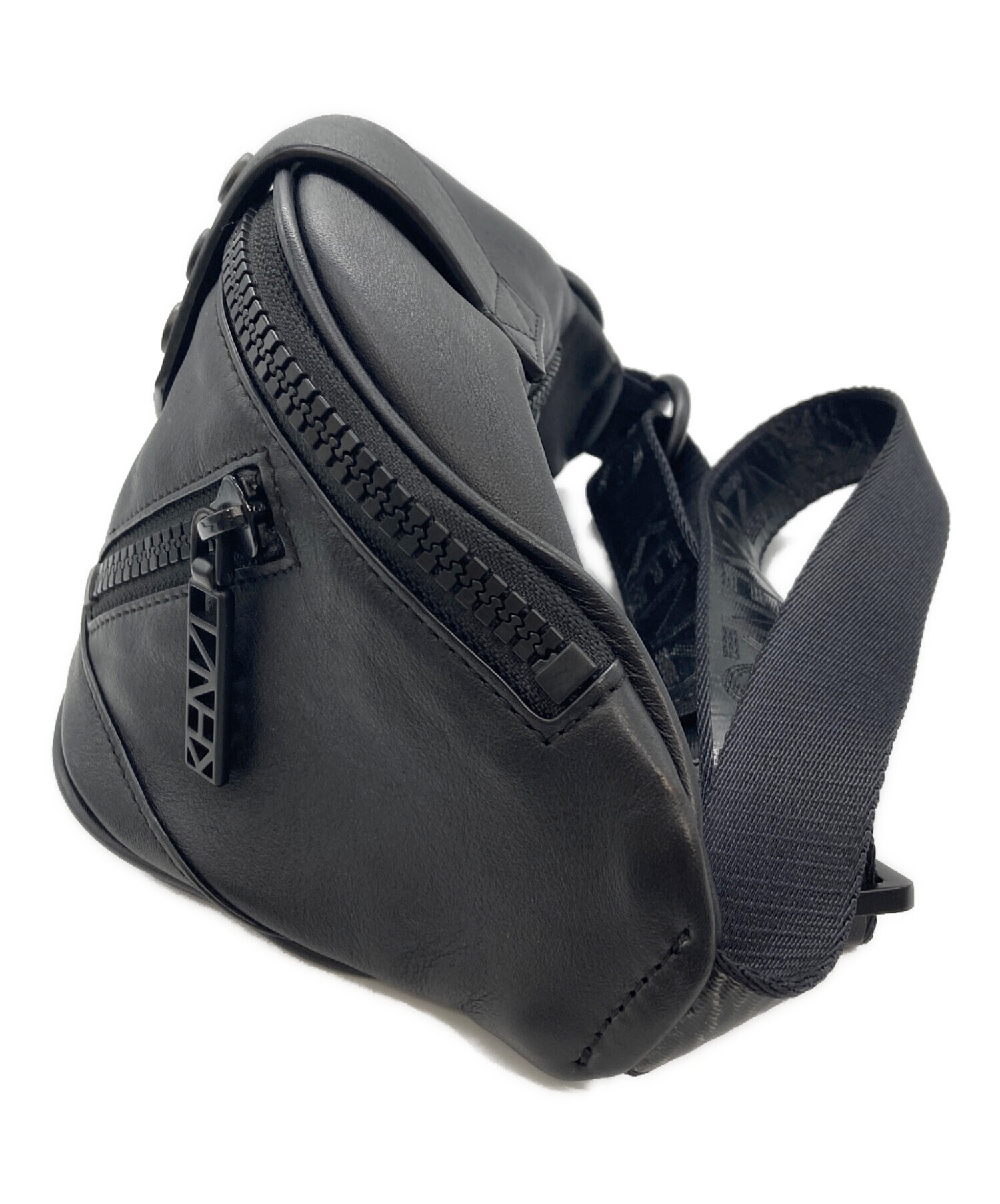 中古・古着通販】KENZO (ケンゾー) レザーショルダーバッグ BL1118 