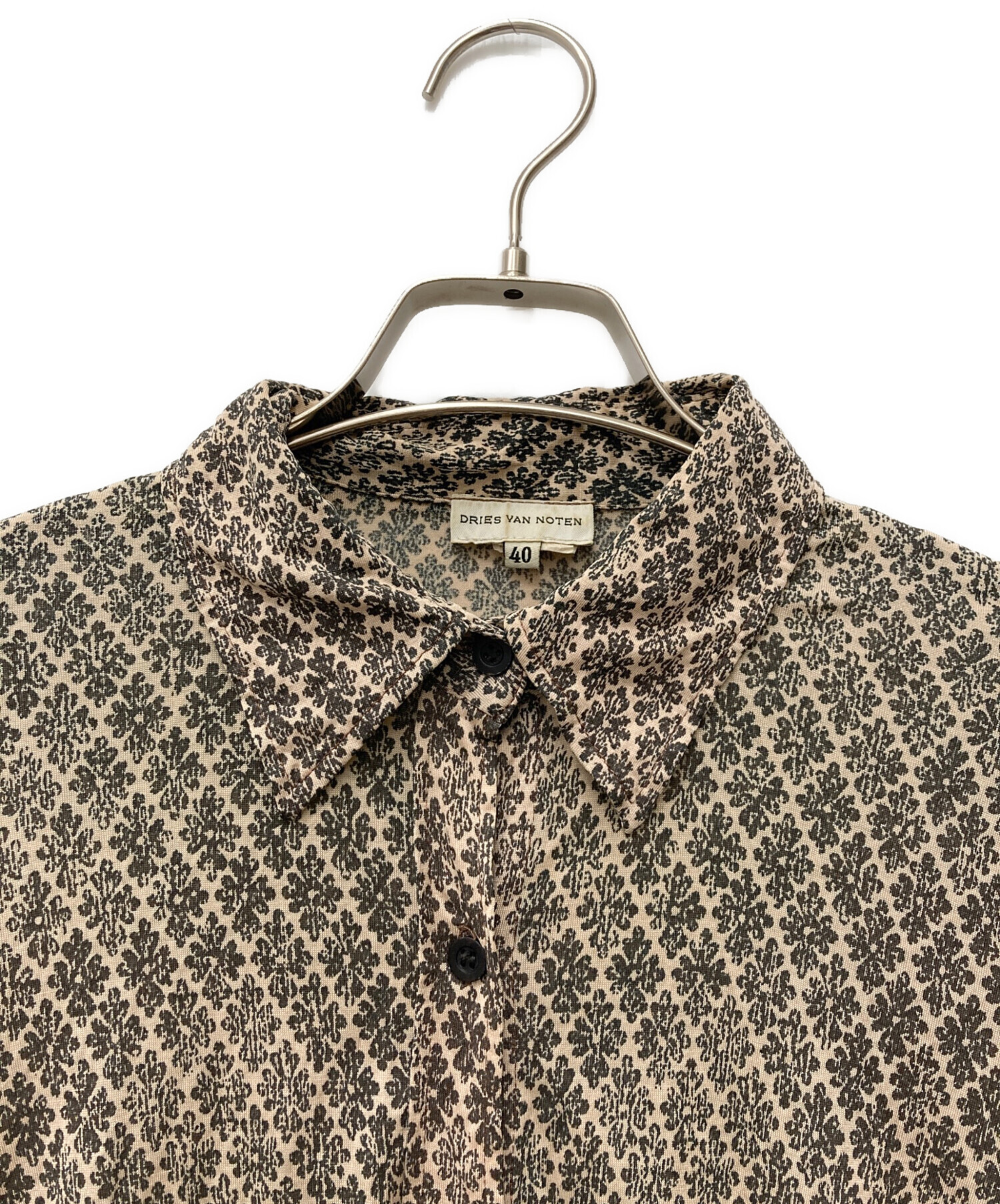 中古・古着通販】DRIES VAN NOTEN (ドリスヴァンノッテン) 総柄シルク 