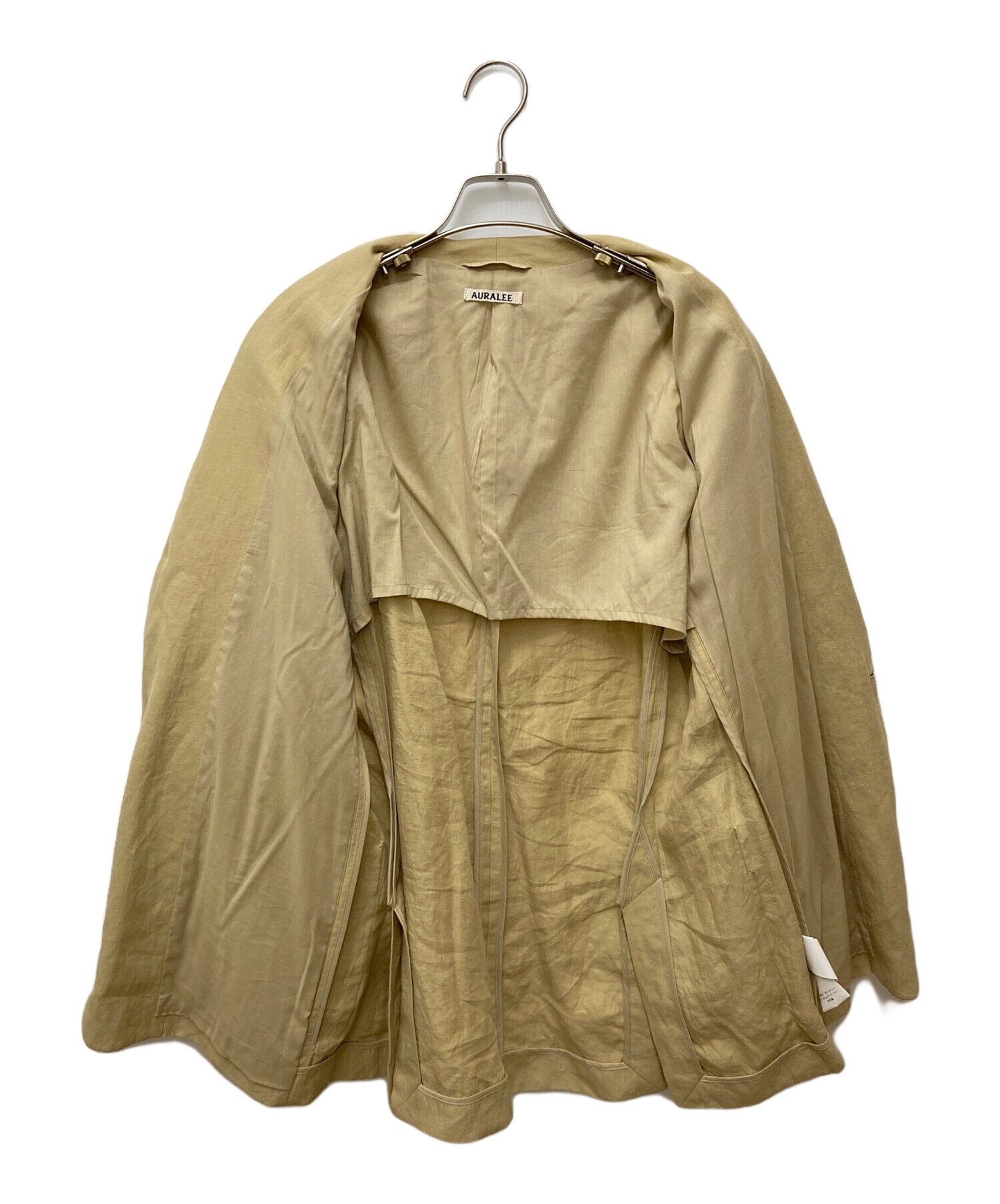 中古・古着通販】AURALEE (オーラリー) LINEN GABARDINE NO COLLAR