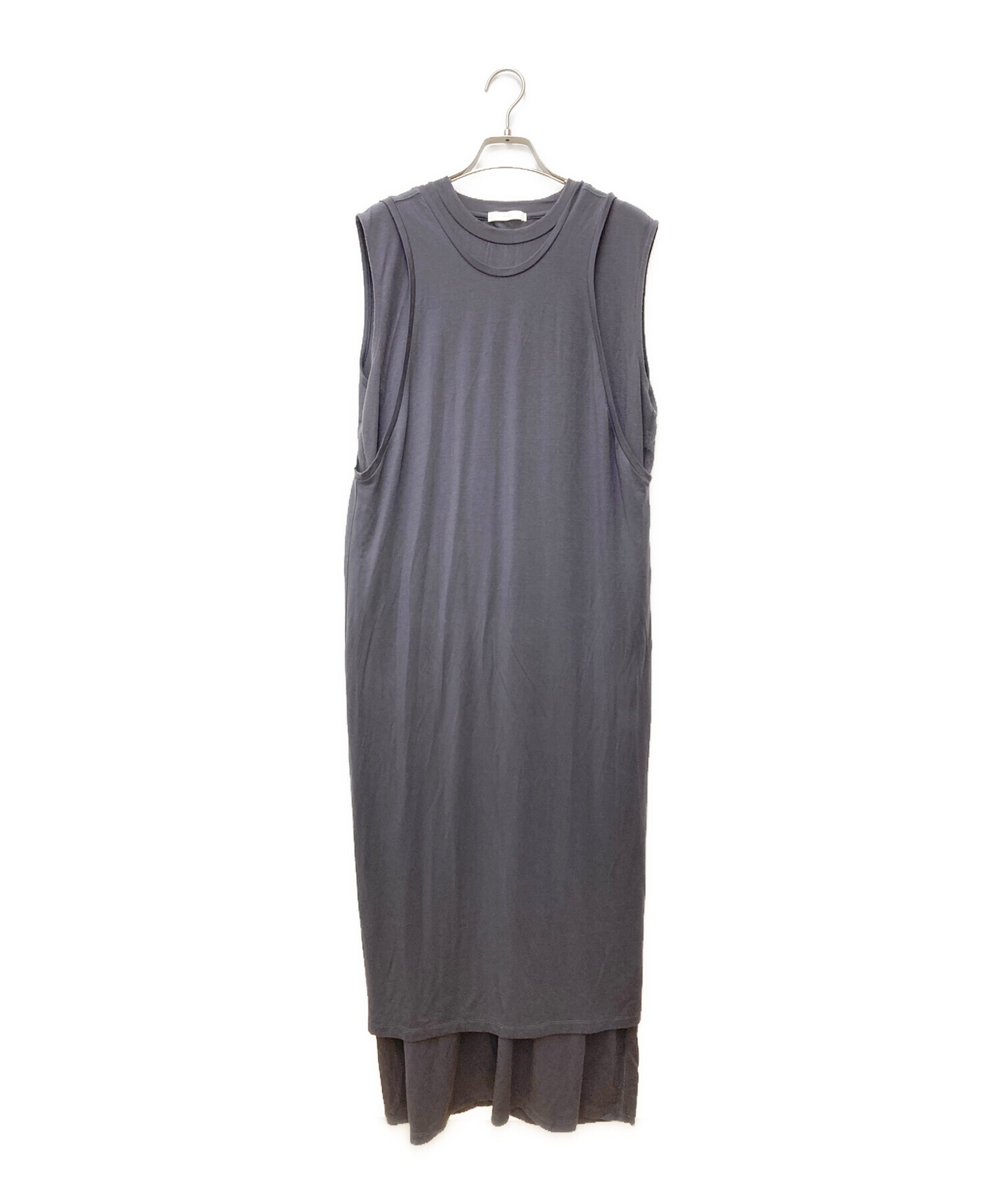 中古・古着通販】anuke (アンヌーク) Layered Cut Onepiece 62410307 