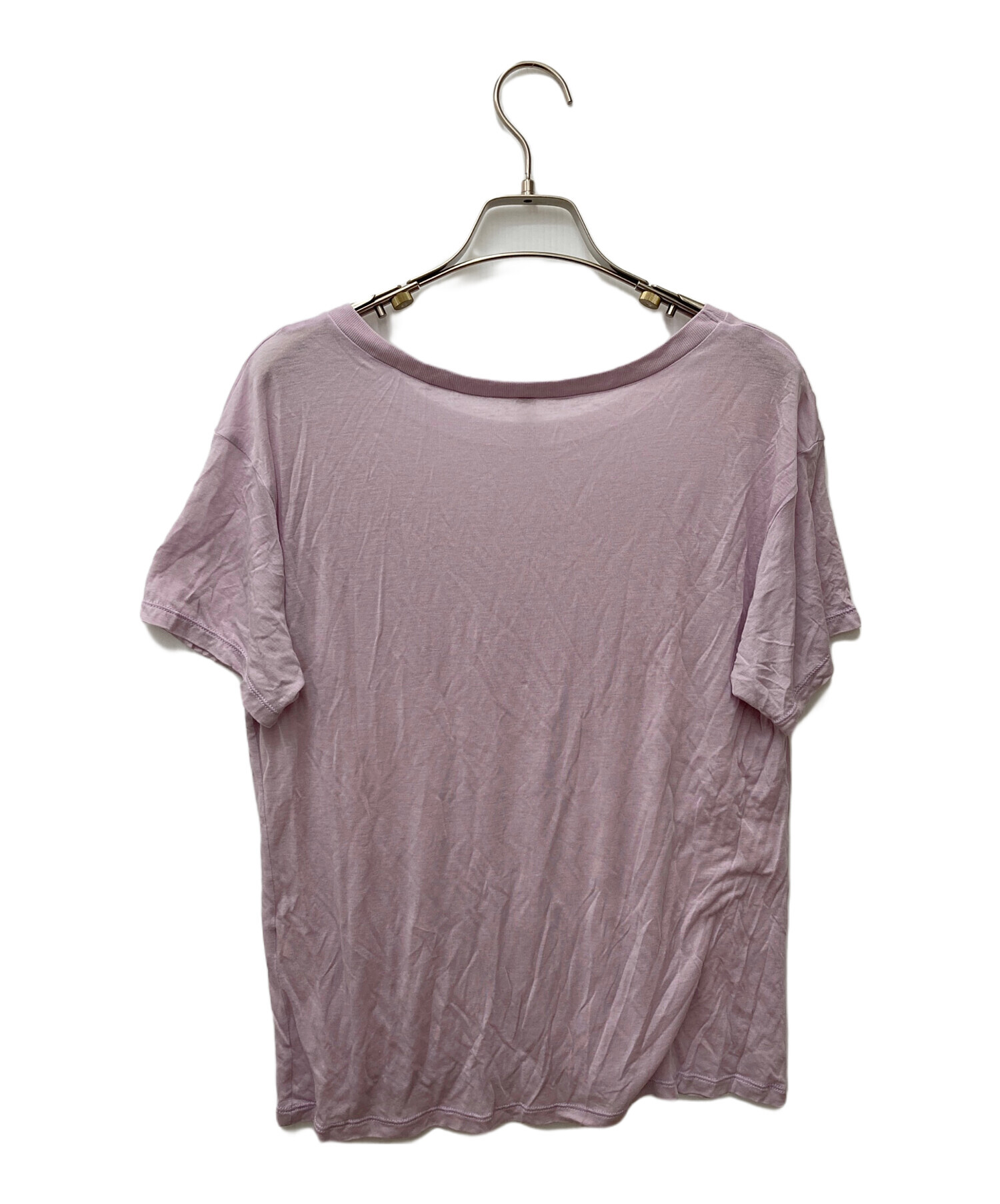中古・古着通販】BASERANGE (ベースレンジ) Tシャツ ピンク サイズ:XS 