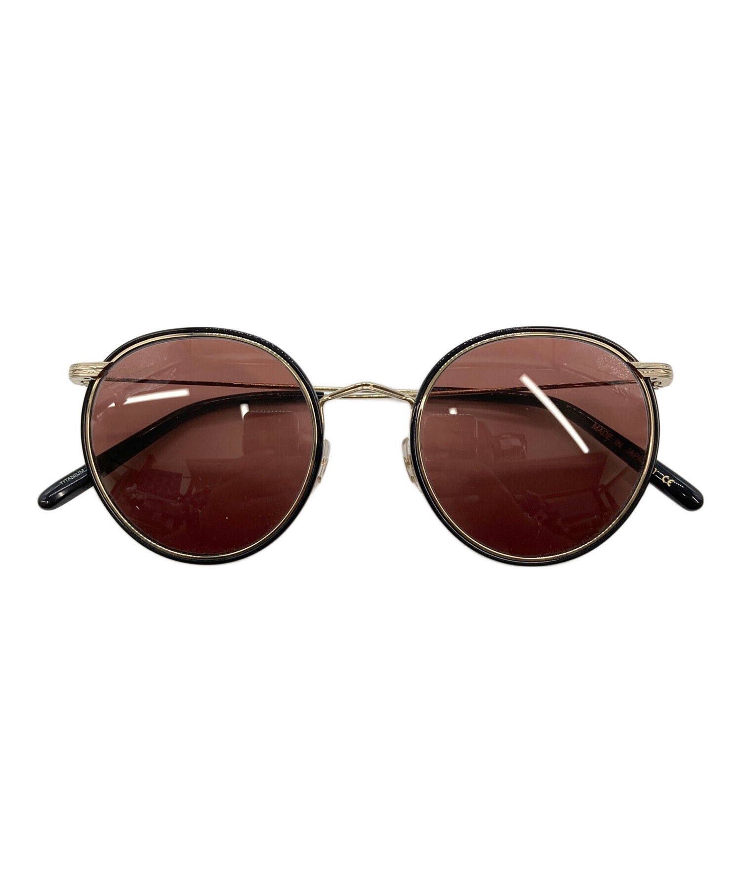 値下げ オリバーピープルズ サングラス ブラウン ピンク 中古・古着通販】OLIVER PEOPLES (オリバーピープルズ) サングラス