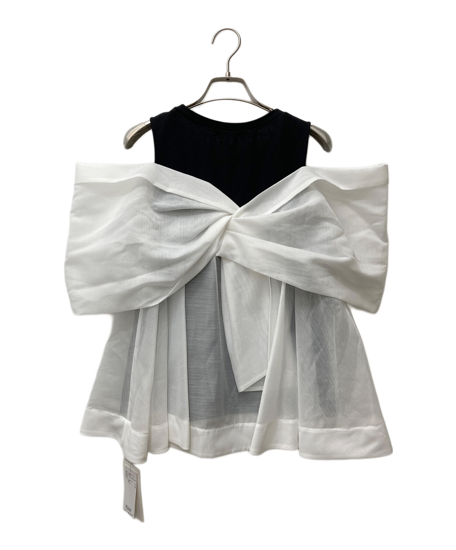 FRAY I.D カットコンビペプラムトップス FRAYID カットコンビペプラム