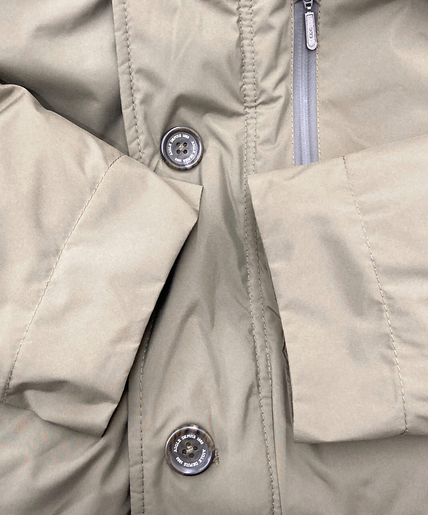 中古・古着通販】AIGLE (エーグル) 透湿防水 MTDファー付ダウン 