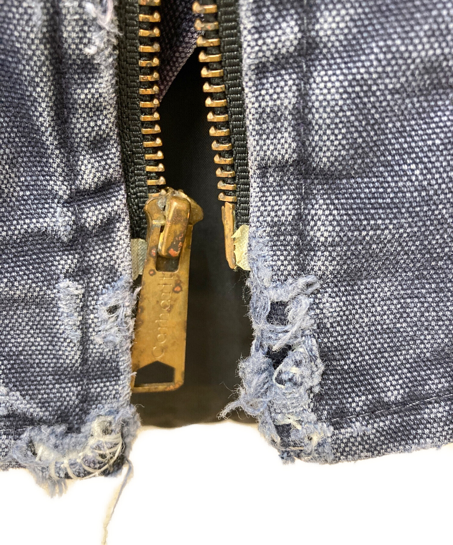 カーハート ダックベスト Lサイズ MDT 中古・古着通販】CarHartt (カーハート) DUCK VEST ARCTIC QUILT