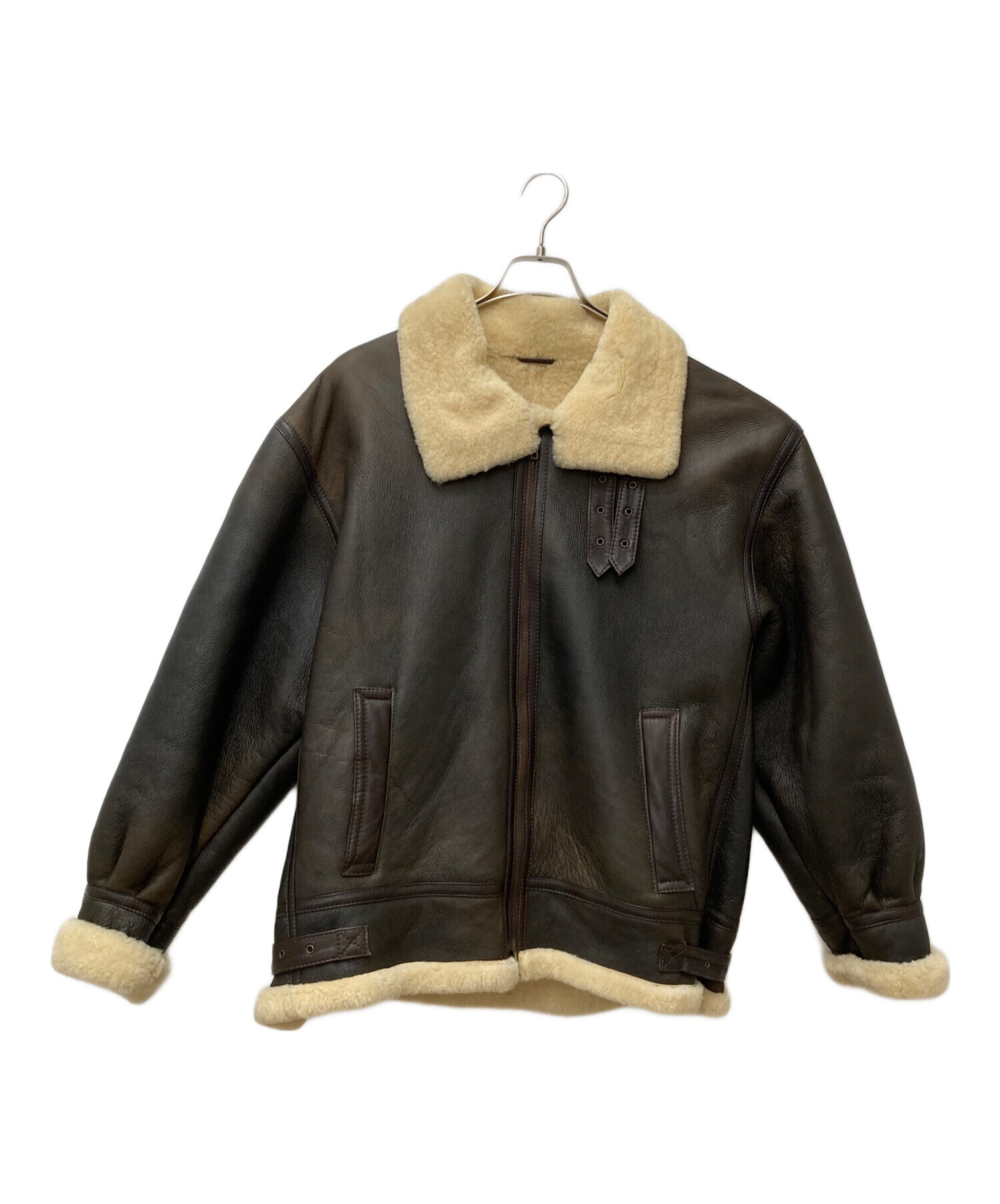 DIESEL ムートンジャケット ブラウン メンズ Mサイズ 古着通販 古着 ムートン ジャケット 茶色 中古・古着通販 DIESEL