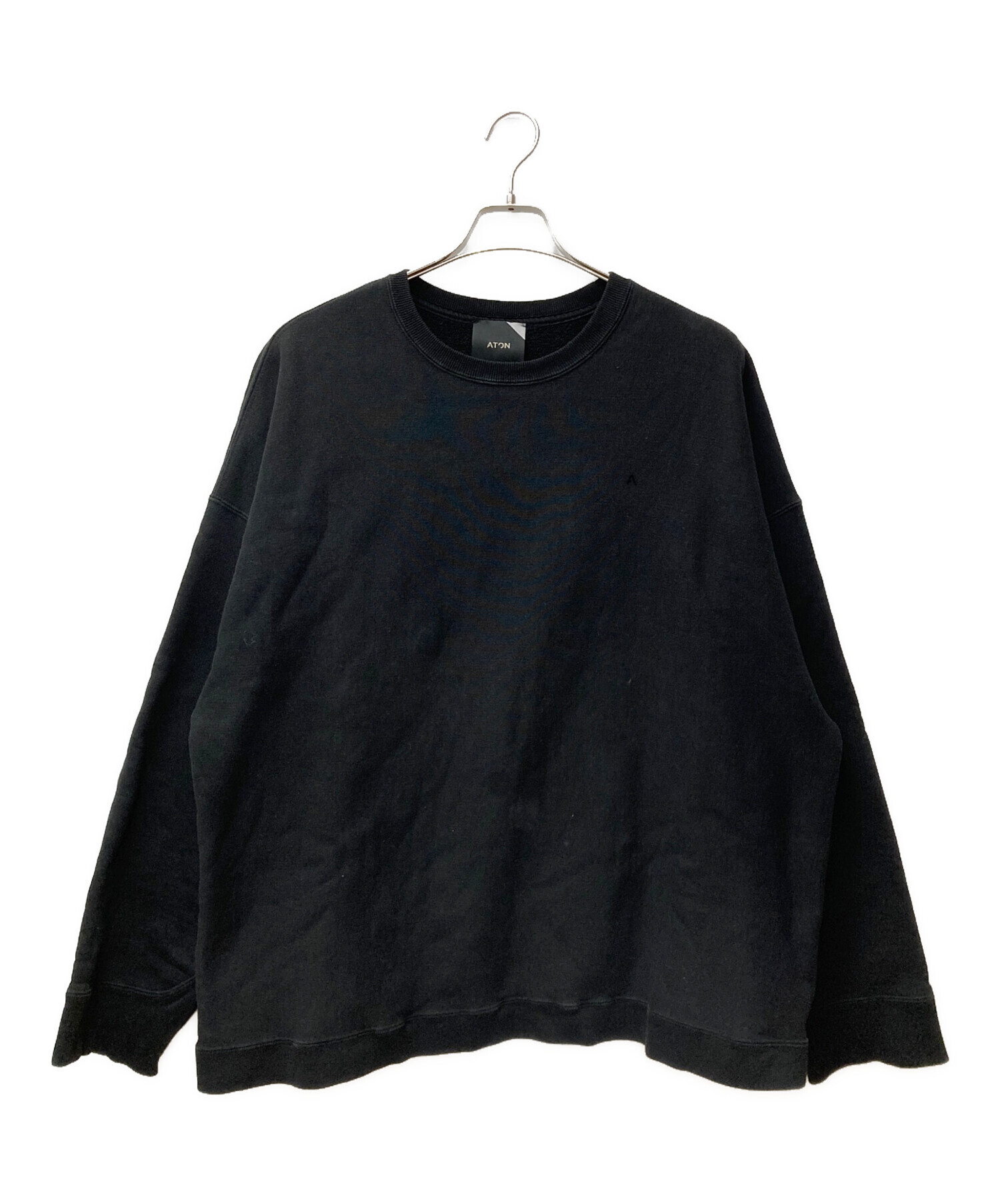 中古・古着通販】ATON (エイトン) GARMENT DYE URAKE OVERSIZED SWEAT 