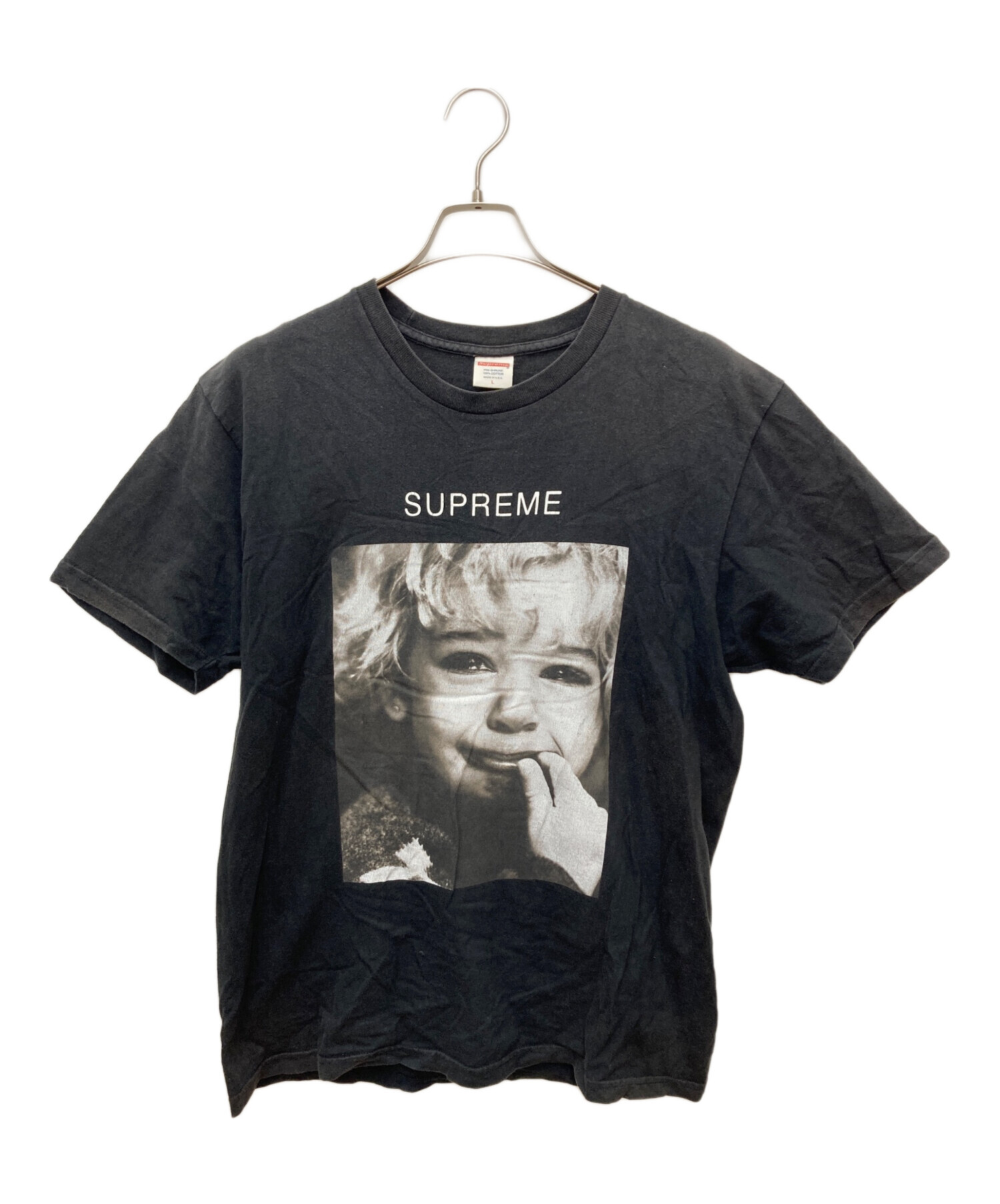 中古・古着通販】SUPREME (シュプリーム) プリントTシャツ ブラック