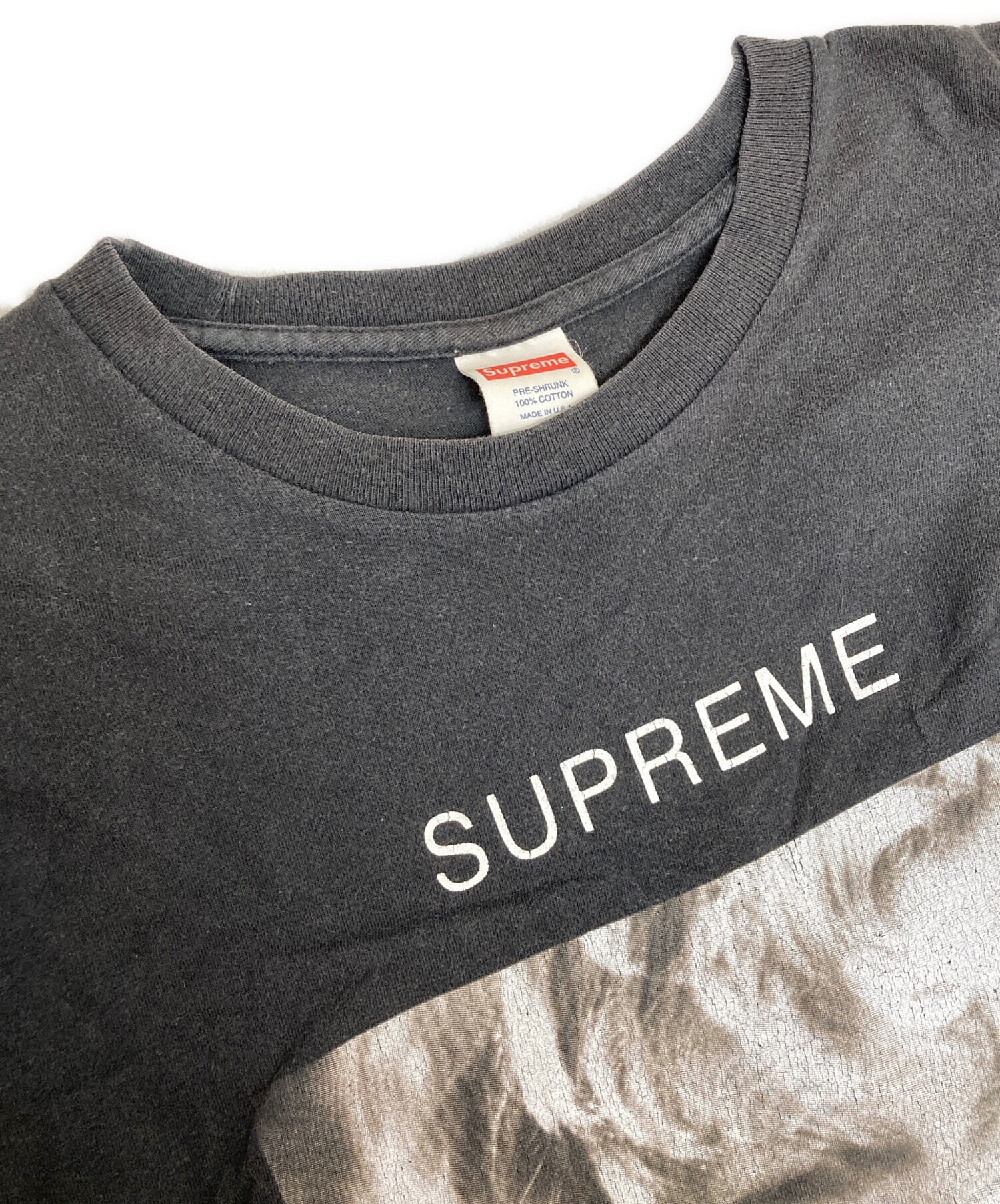 中古・古着通販】SUPREME (シュプリーム) プリントTシャツ ブラック