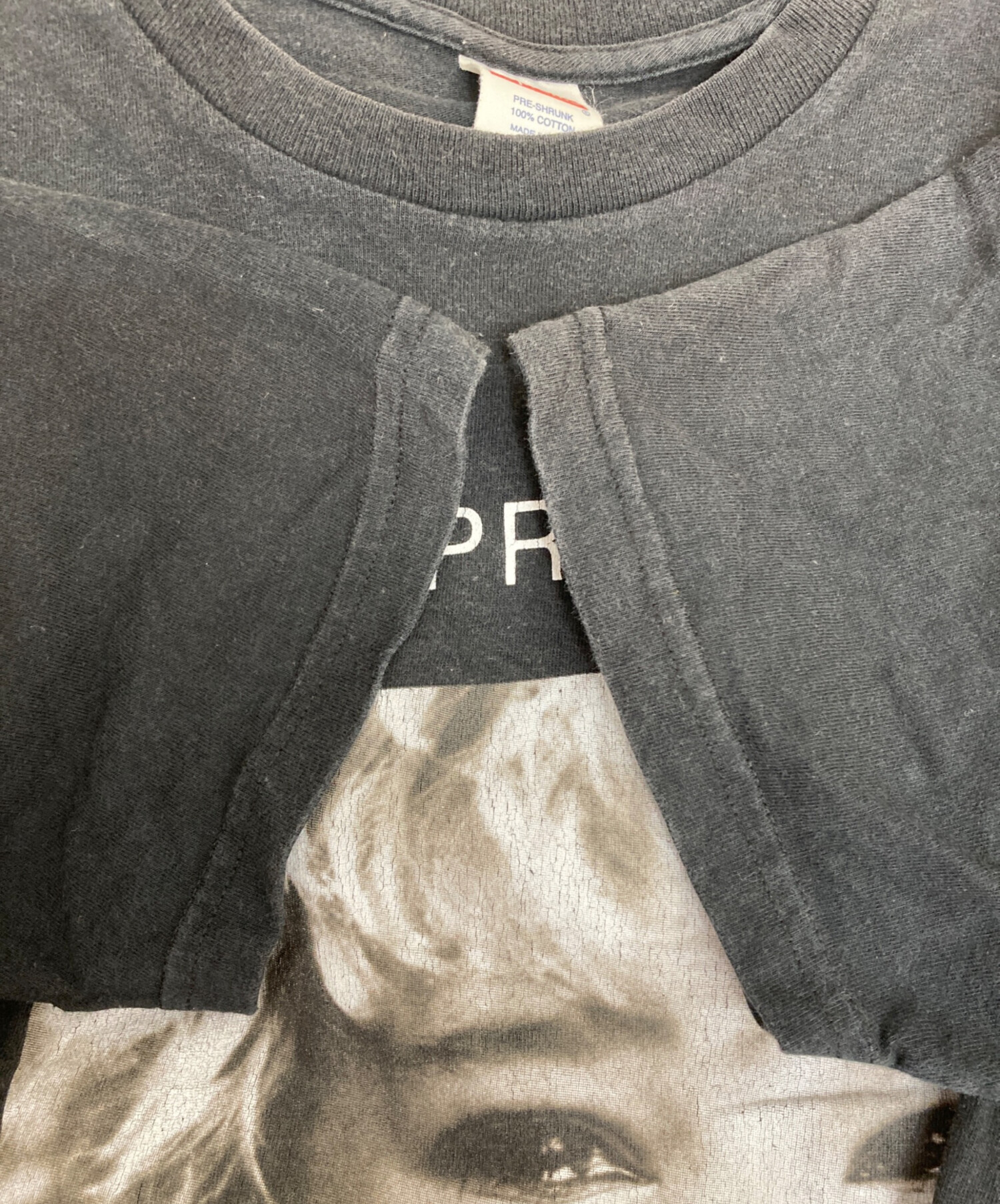 中古・古着通販】SUPREME (シュプリーム) プリントTシャツ ブラック