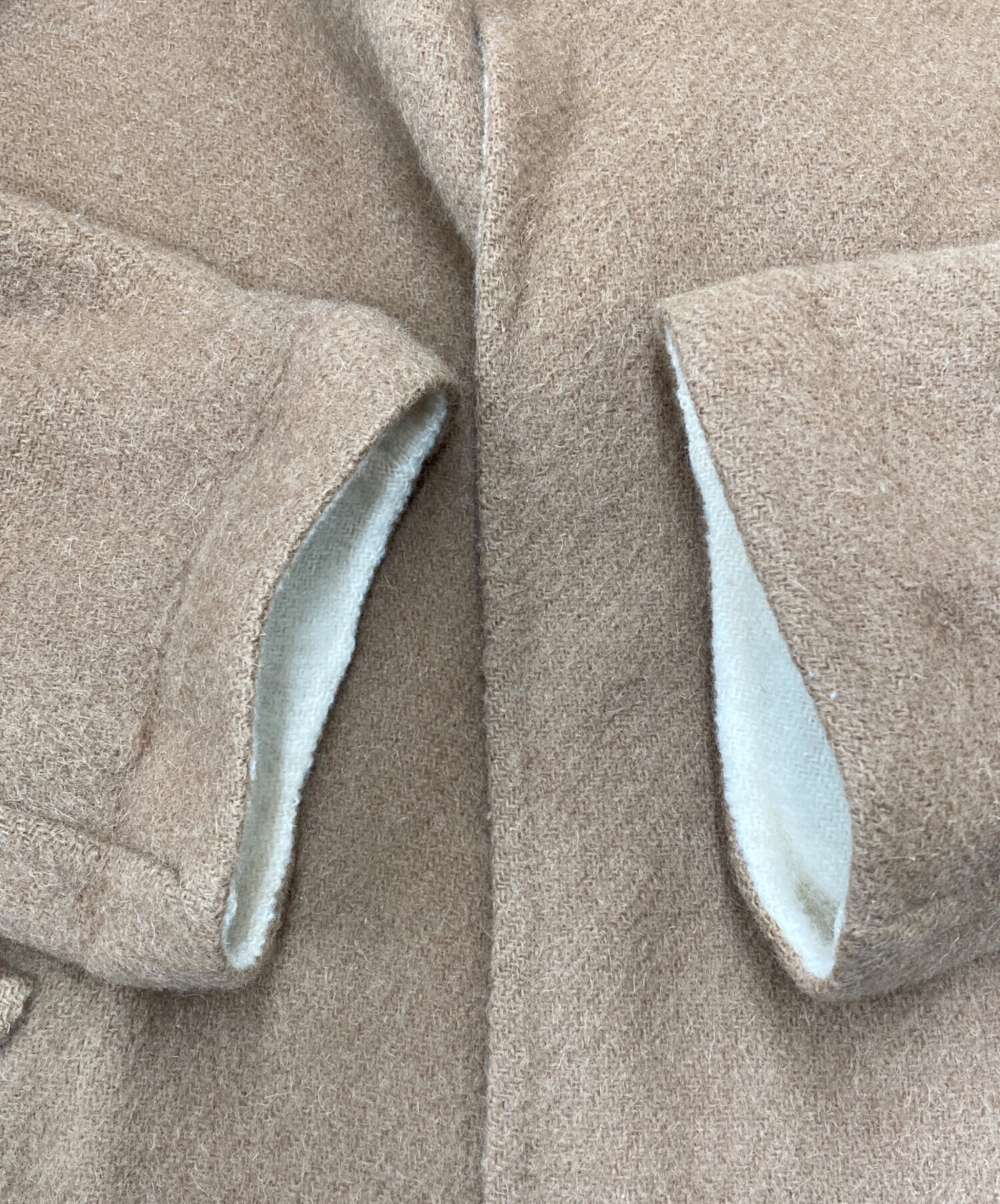 美品✨ドゥロワー ダブルフェイス ウールモヘヤ ノーカラーコート 中古・古着通販】DRAWER (ドゥロワー) ダブルフェイスウールモヘヤノー