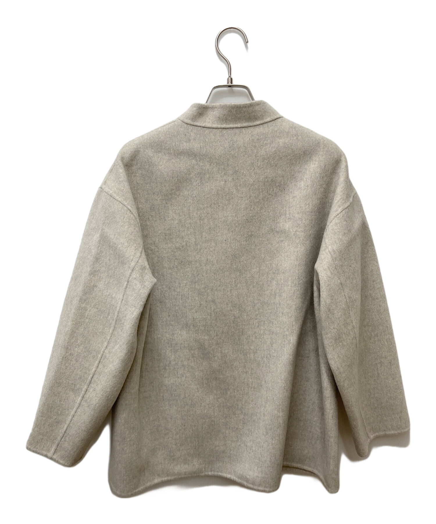 中古・古着通販】YONFA (ヨンファ) Vネックウールカシミヤコート