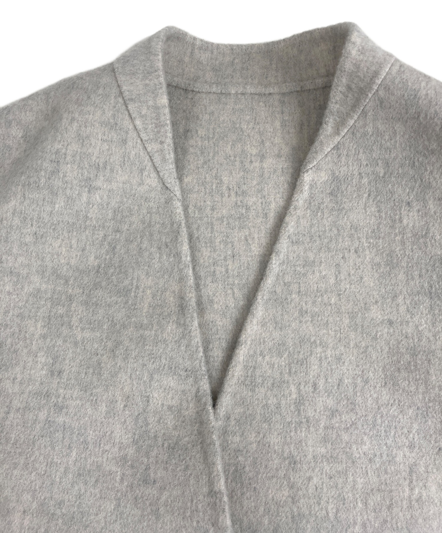 中古・古着通販】YONFA (ヨンファ) Vネックウールカシミヤコート