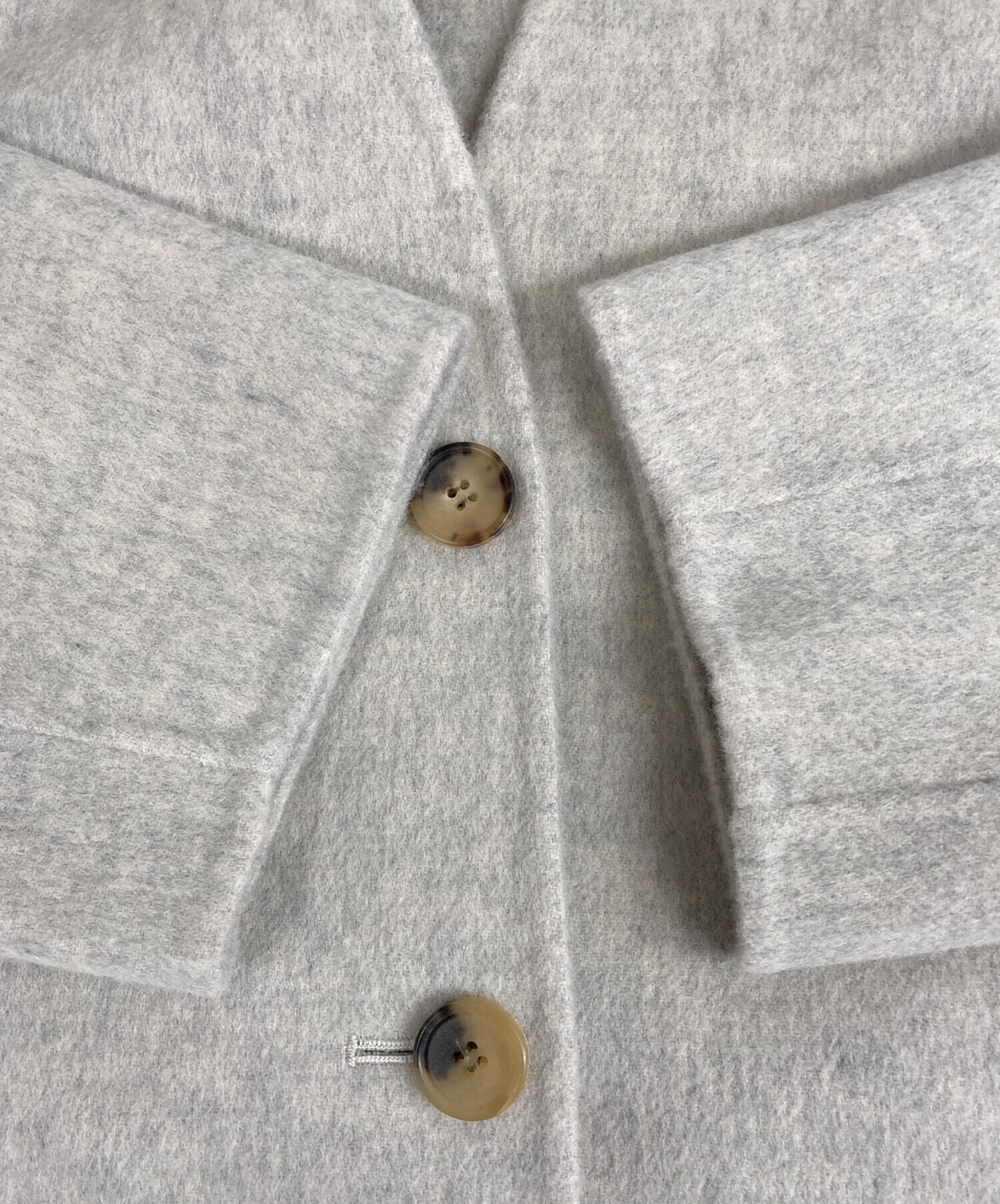 中古・古着通販】YONFA (ヨンファ) Vネックウールカシミヤコート