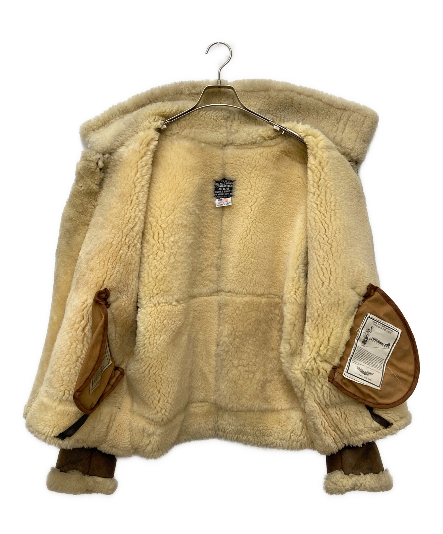 中古・古着通販】AVIREX (アヴィレックス) B-3ムートンフライト