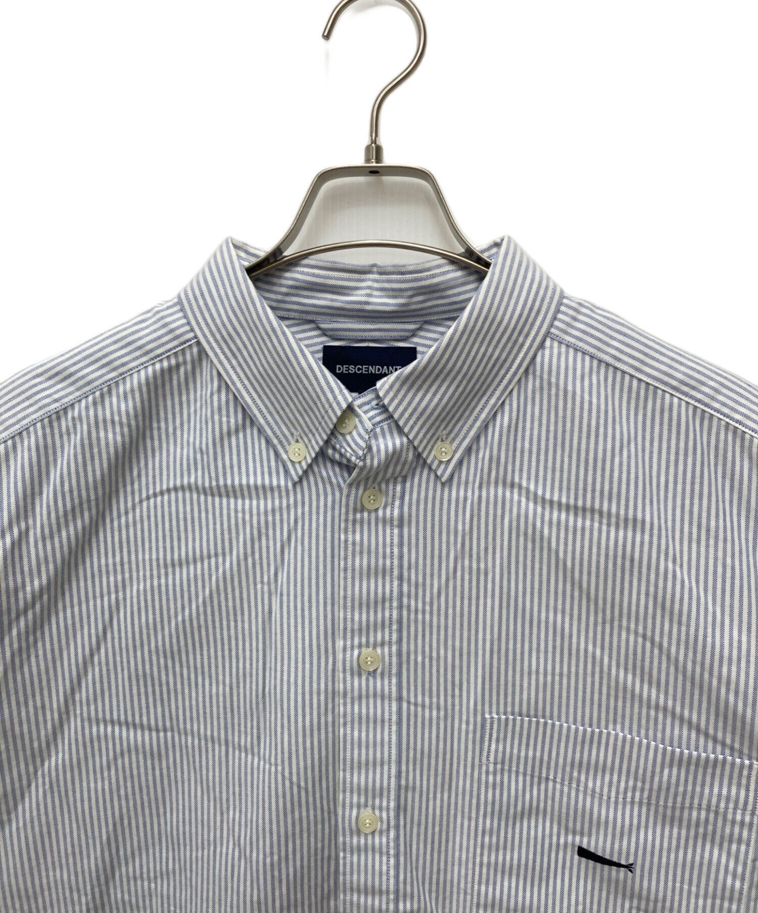 ディセンダントDESCENDANT ストライプ　シャツ　size2 中古・古着通販】DESCENDANT (ディセンダント) KENNEDY'S OXFORD SS