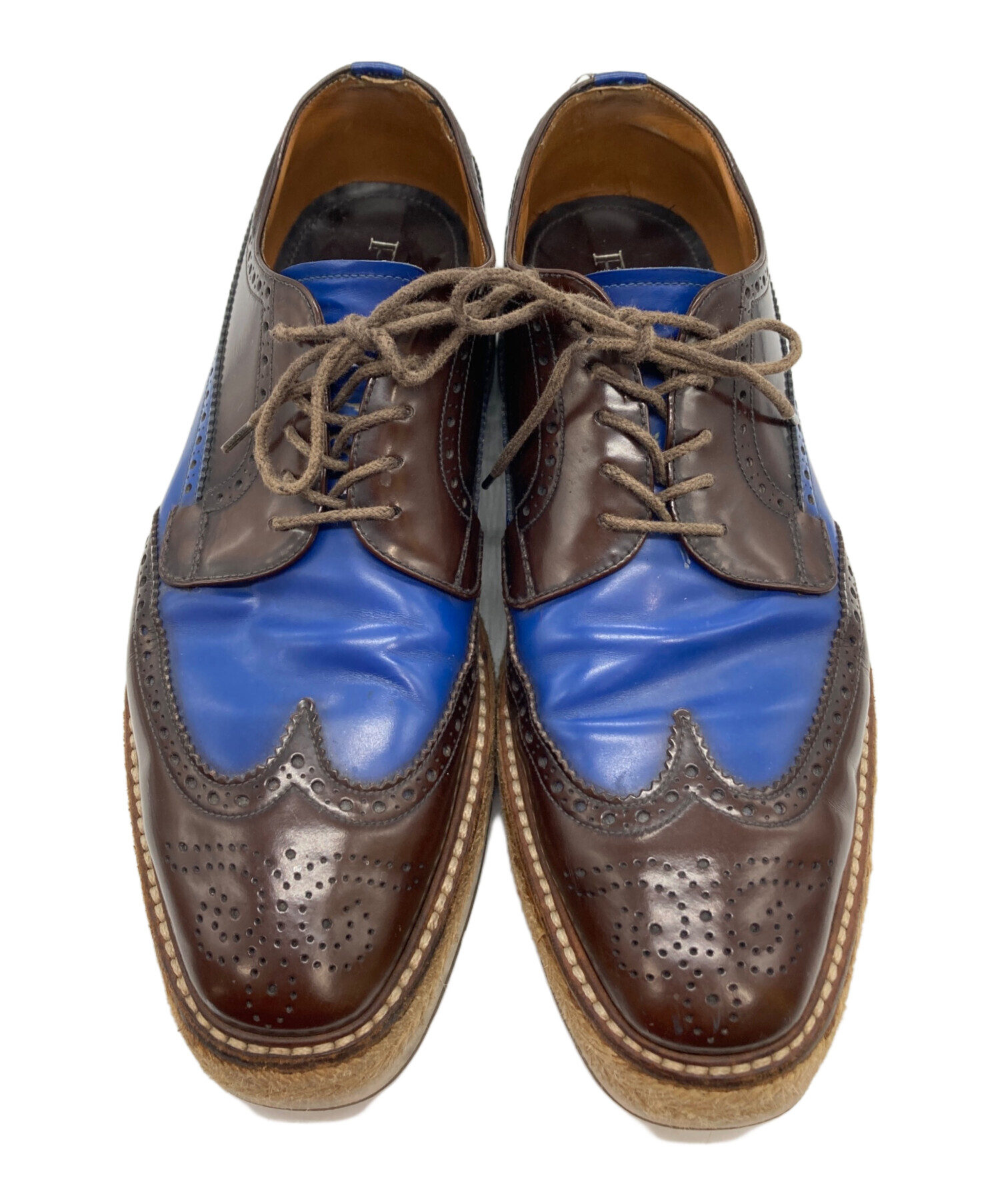 中古・古着通販】PRADA (プラダ) ウィングチップダービーシューズ