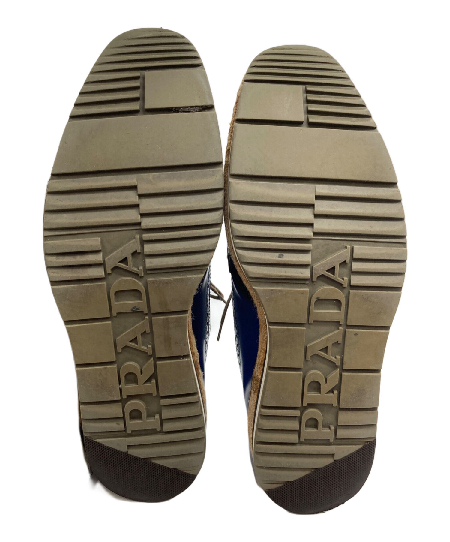 中古・古着通販】PRADA (プラダ) ウィングチップダービーシューズ